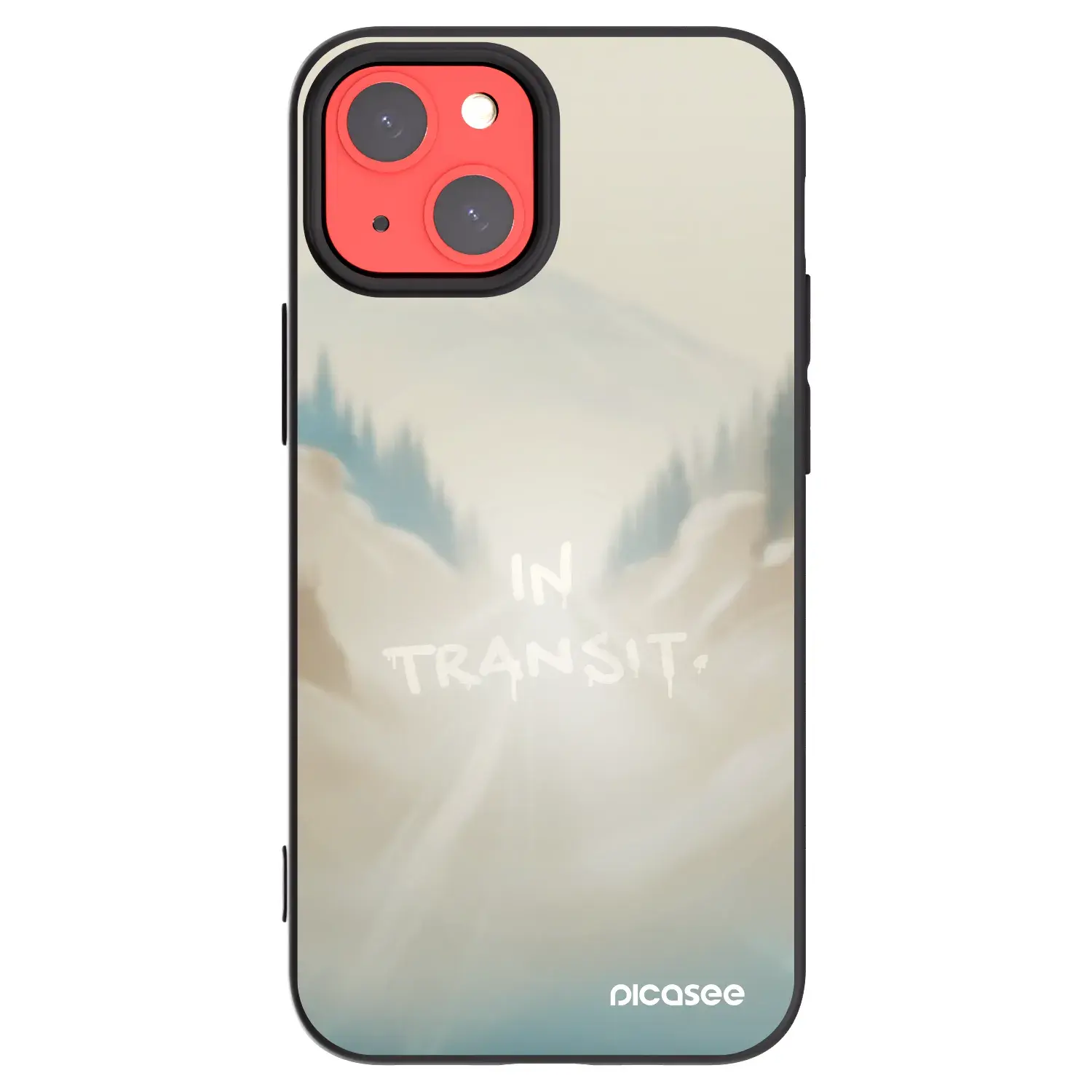 Silikonový černý obal pro Apple iPhone 13 mini - IN TRANSIT