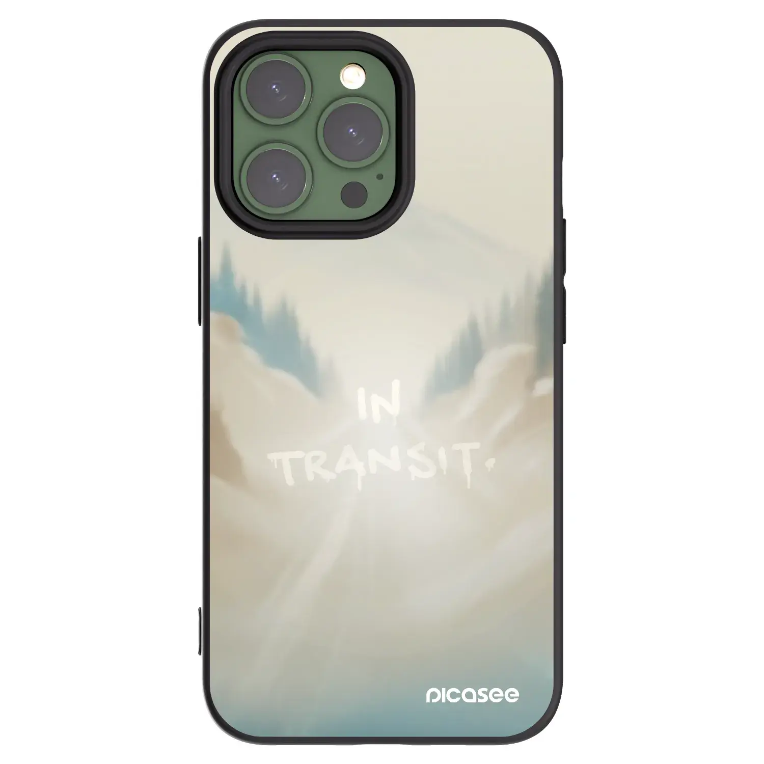 Silikonový černý obal pro Apple iPhone 13 Pro - IN TRANSIT