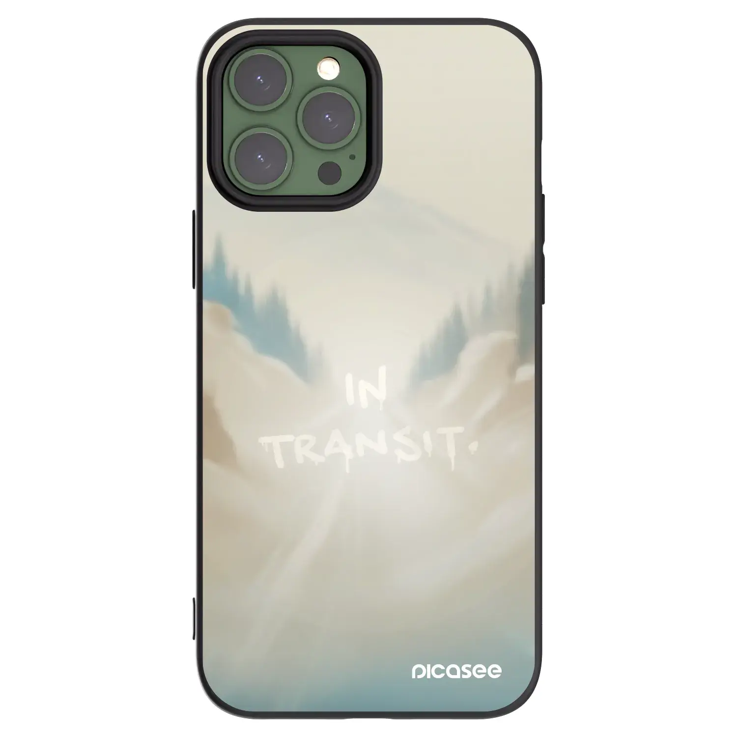 Silikonový černý obal pro Apple iPhone 13 Pro Max - IN TRANSIT