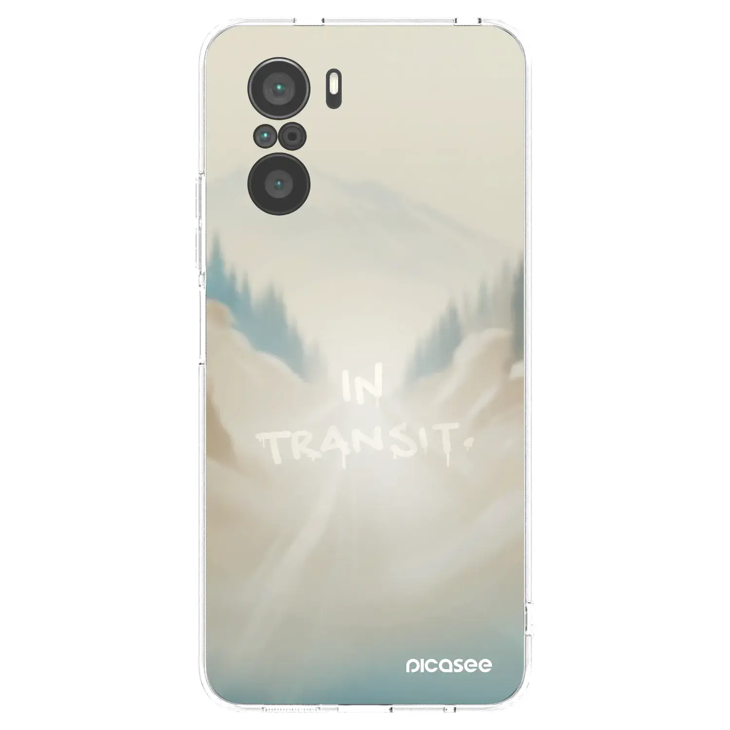 Silikonový průhledný obal pro Xiaomi Poco F3 - IN TRANSIT