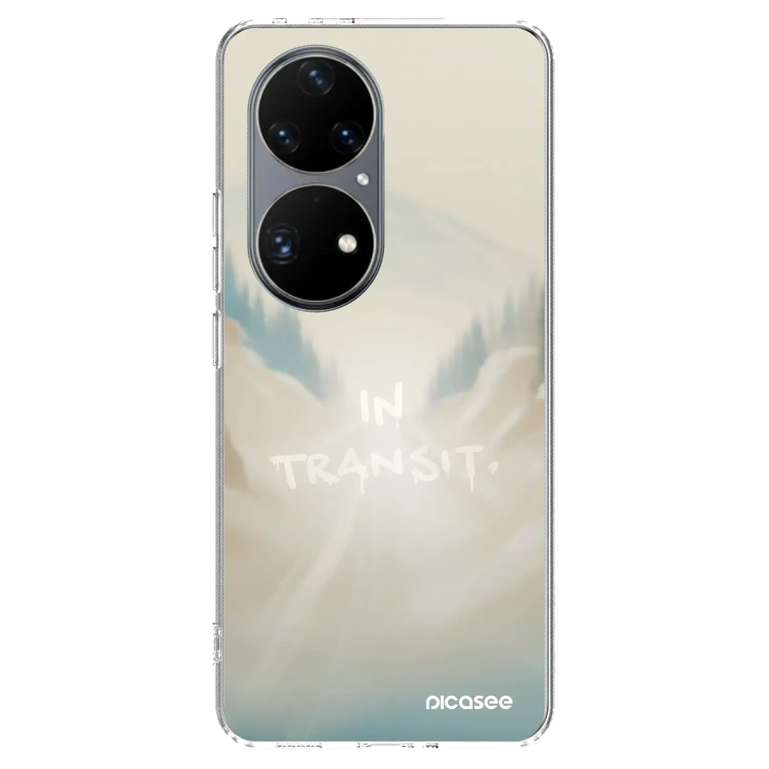 Silikonový průhledný obal pro Huawei P50 - IN TRANSIT