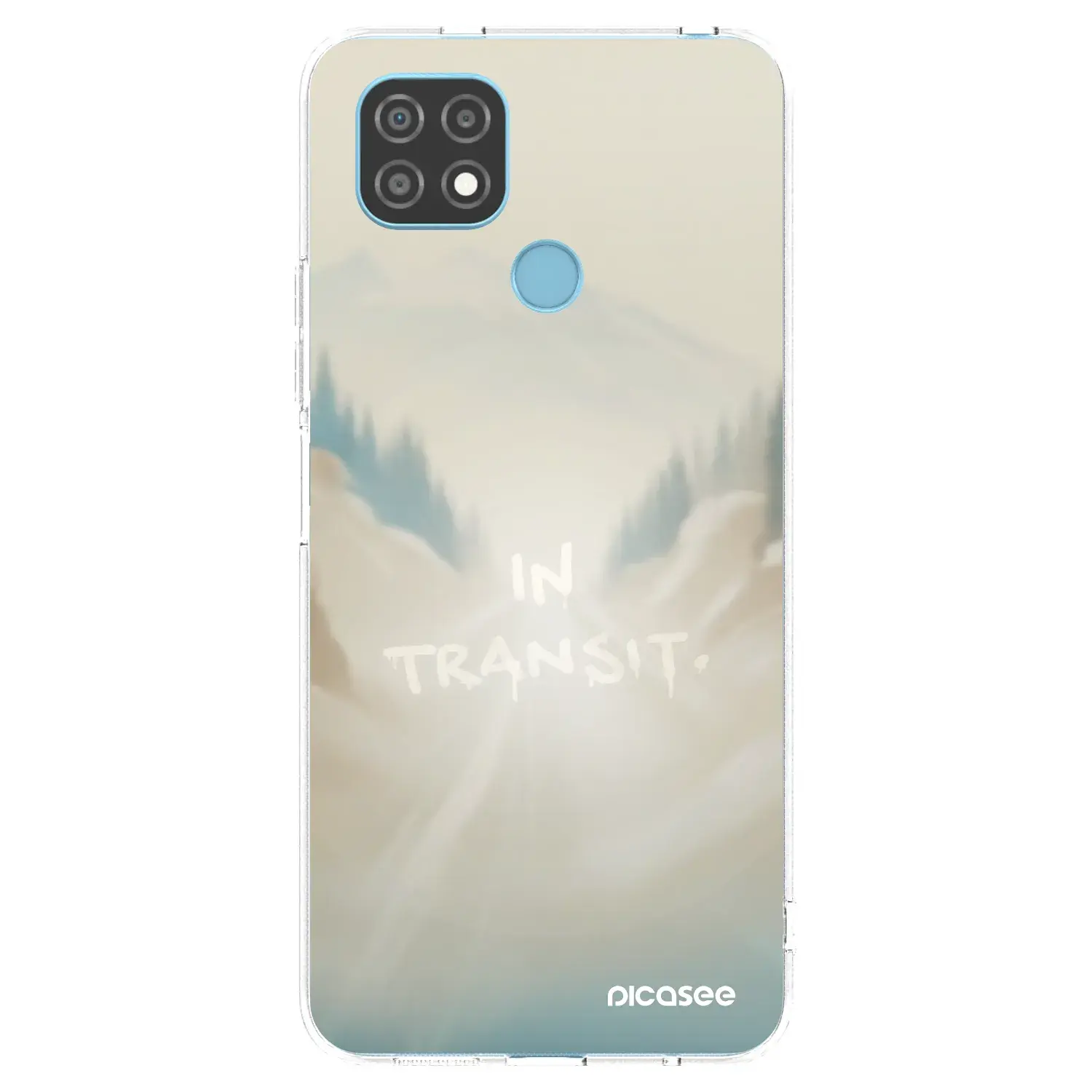 Silikonový průhledný obal pro Realme C21 - IN TRANSIT