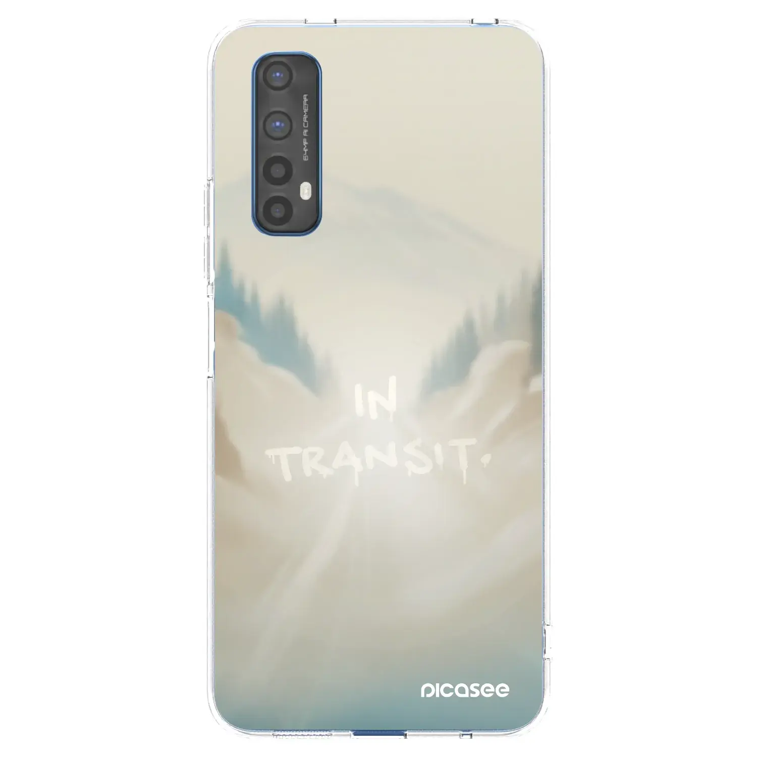 Silikonový průhledný obal pro Realme 7 - IN TRANSIT