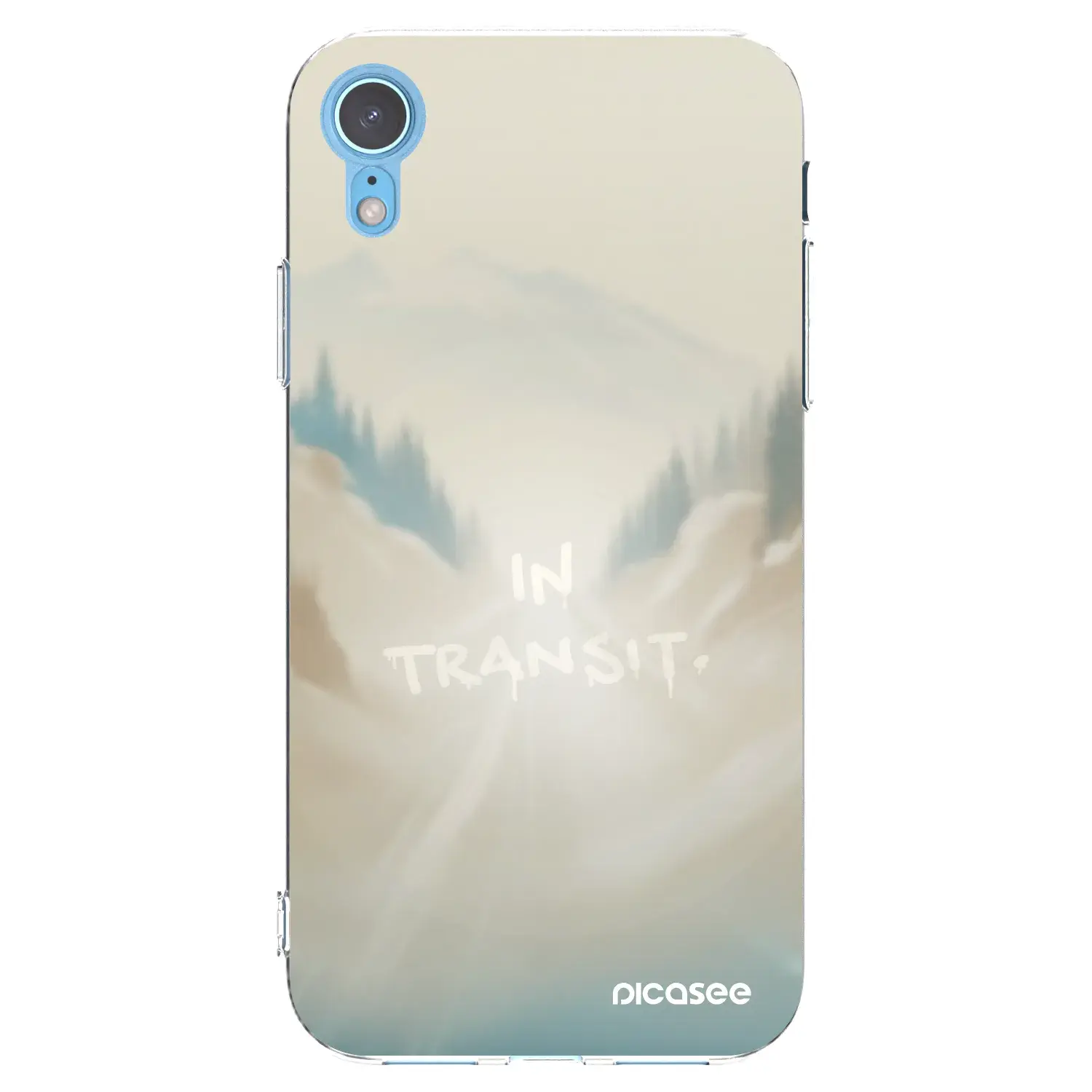 Silikonový průhledný obal pro Apple iPhone XR - IN TRANSIT