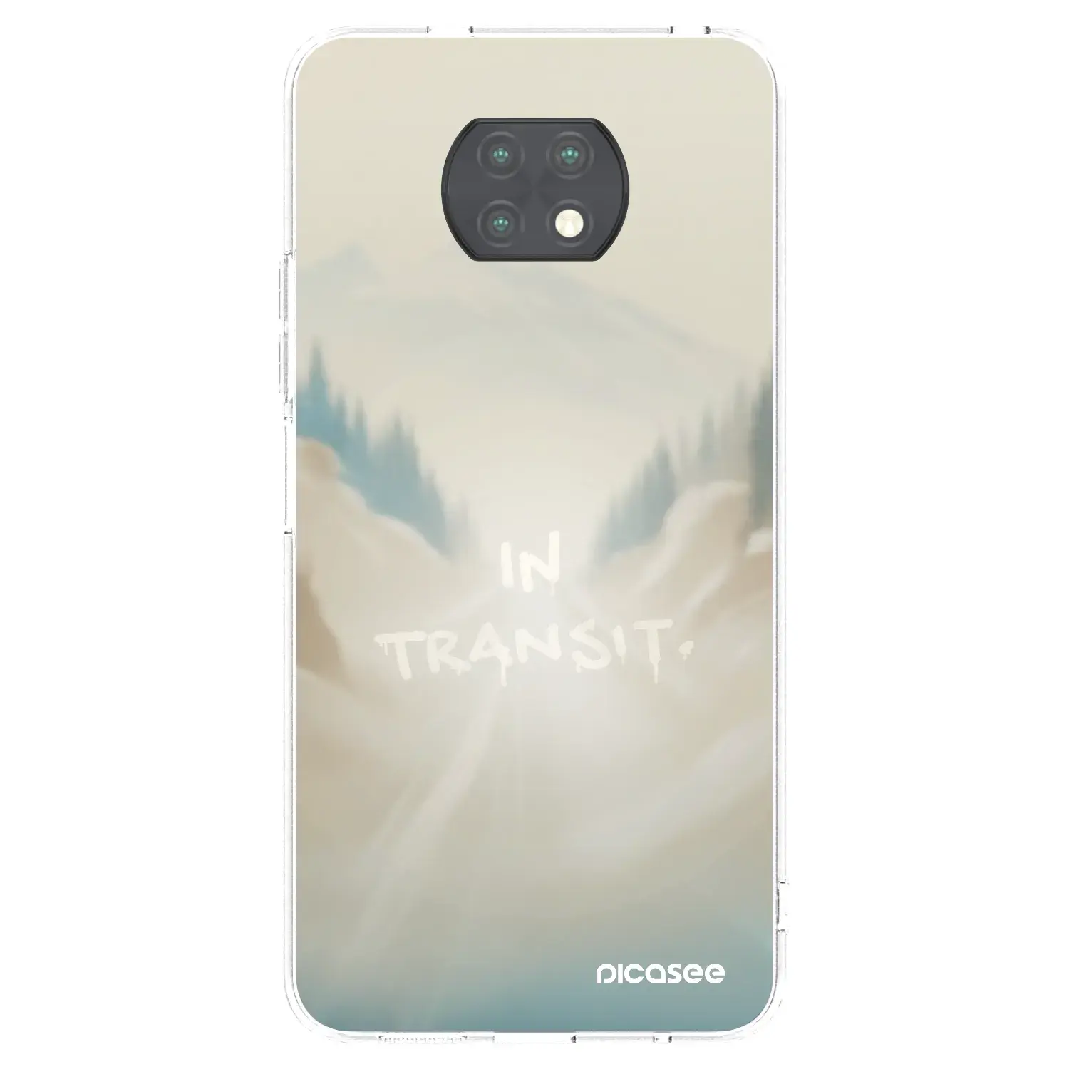 Silikonový průhledný obal pro Xiaomi Redmi Note 9T - IN TRANSIT