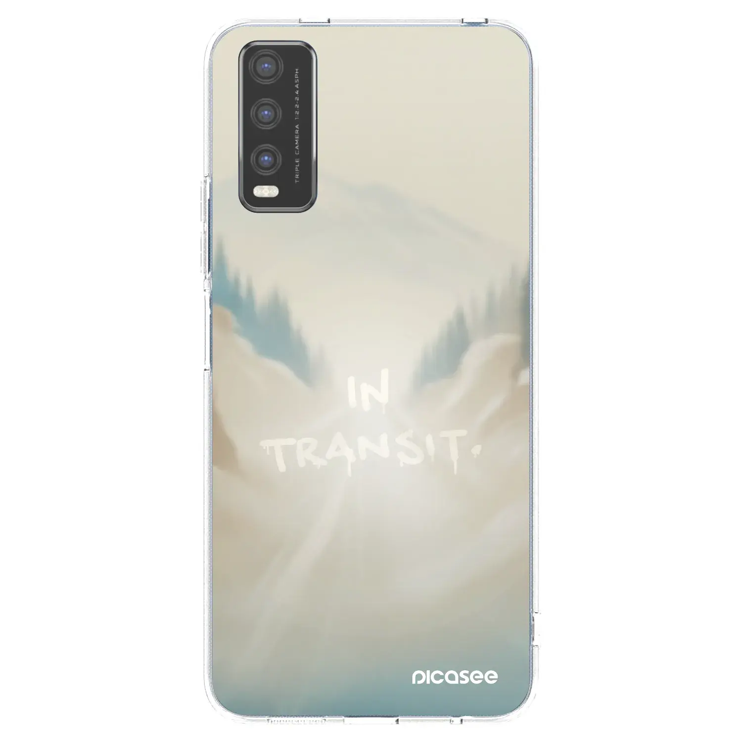 Silikonový průhledný obal pro Vivo Y20s - IN TRANSIT