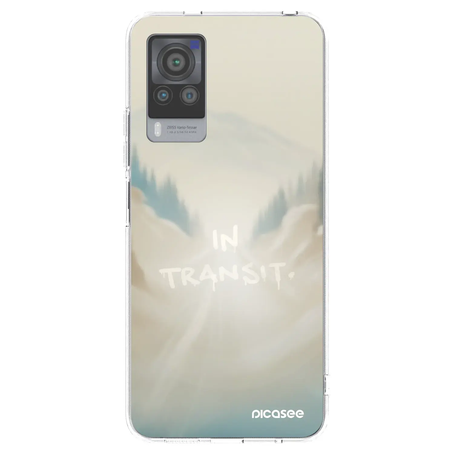 Silikonový průhledný obal pro Vivo X60 Pro 5G - IN TRANSIT