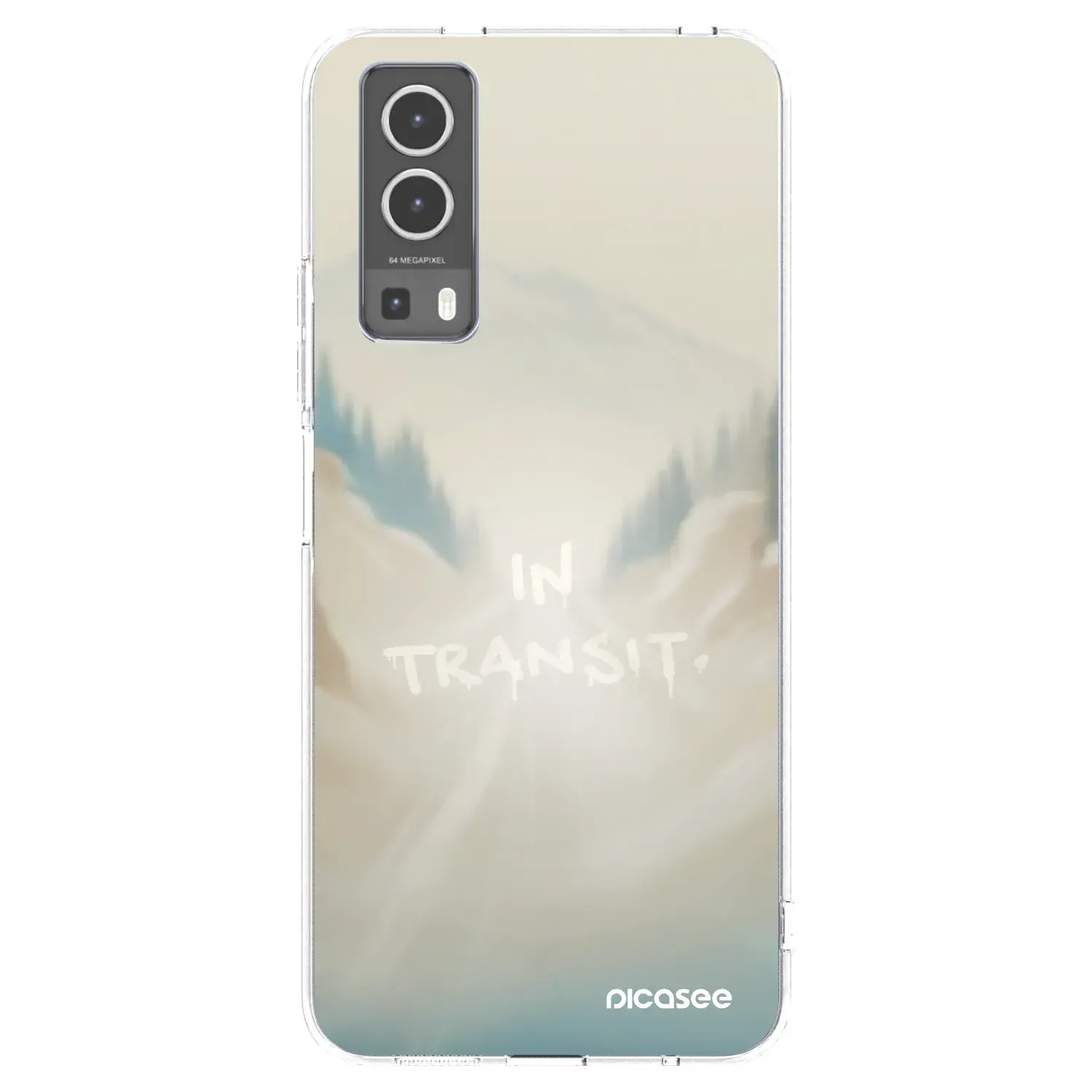 Silikonový průhledný obal pro Vivo Y72 5G - IN TRANSIT