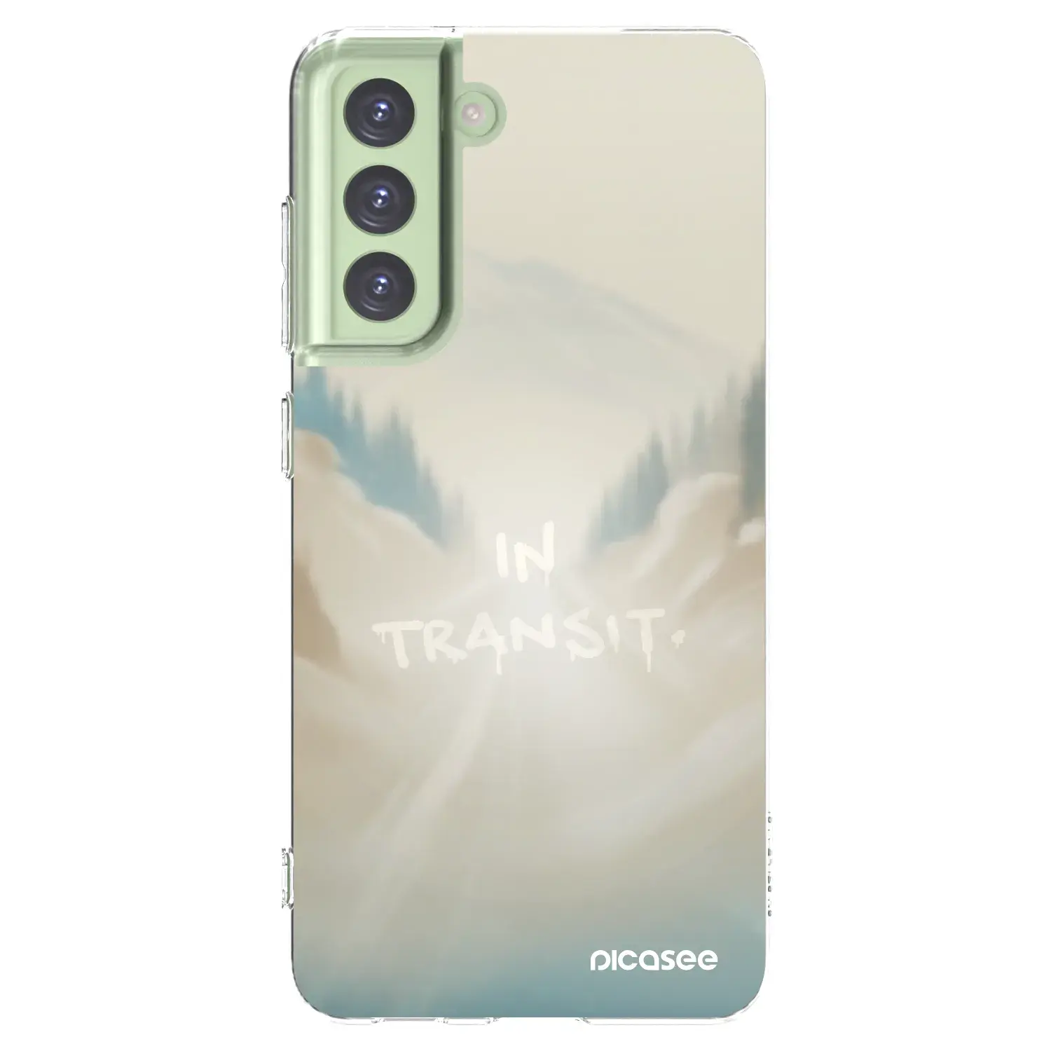 Silikonový průhledný obal pro Samsung Galaxy S21 FE 5G - IN TRANSIT