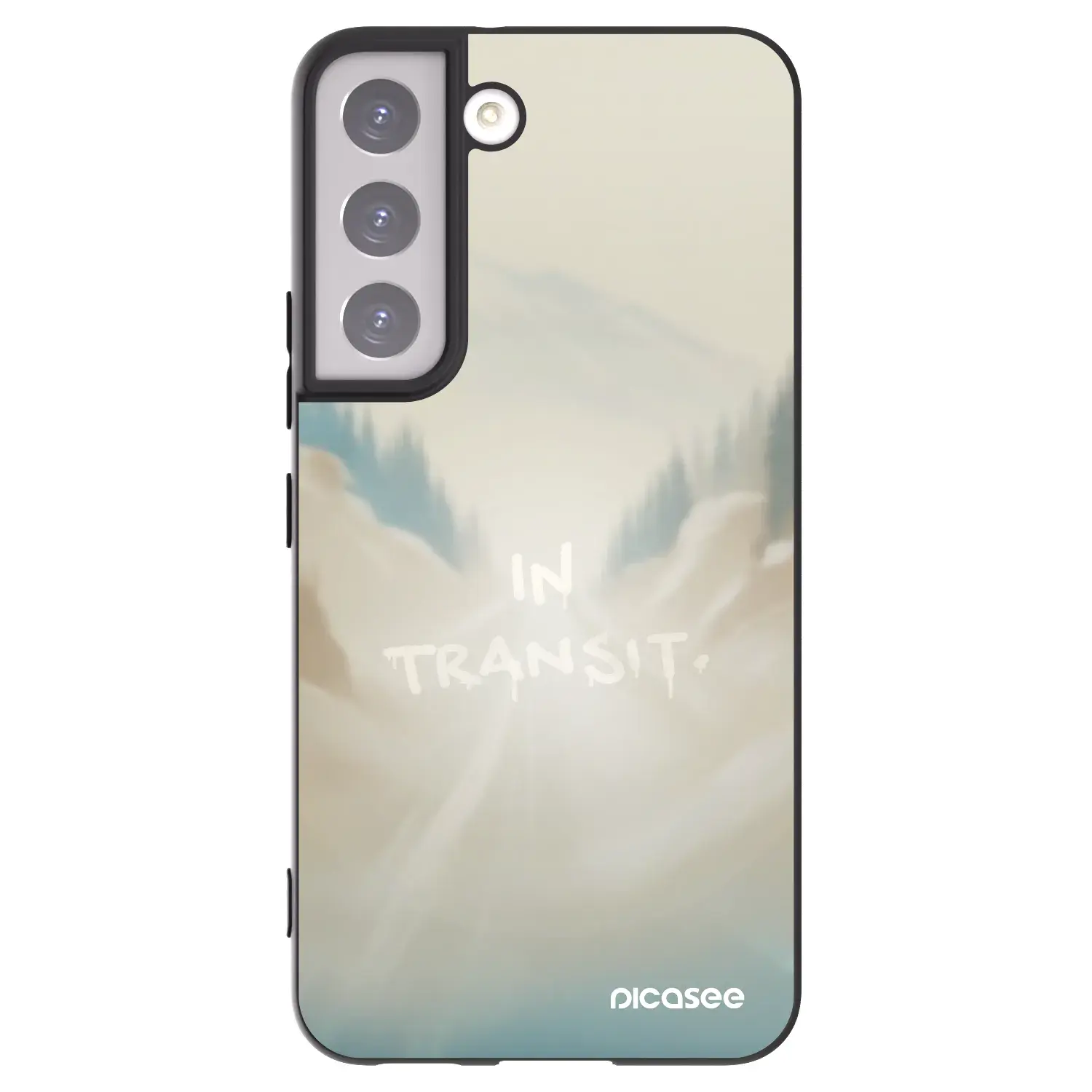 Silikonový černý obal pro Samsung Galaxy S22 5G - IN TRANSIT