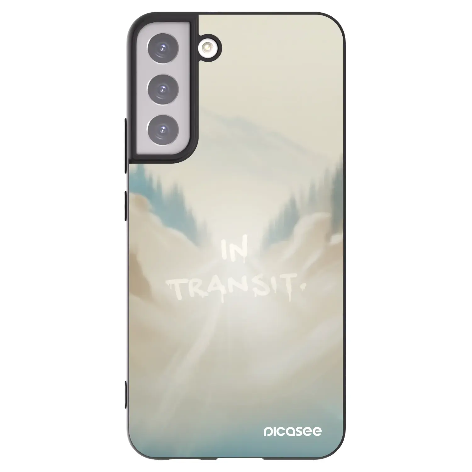 Silikonový černý obal pro Samsung Galaxy S22+ 5G - IN TRANSIT