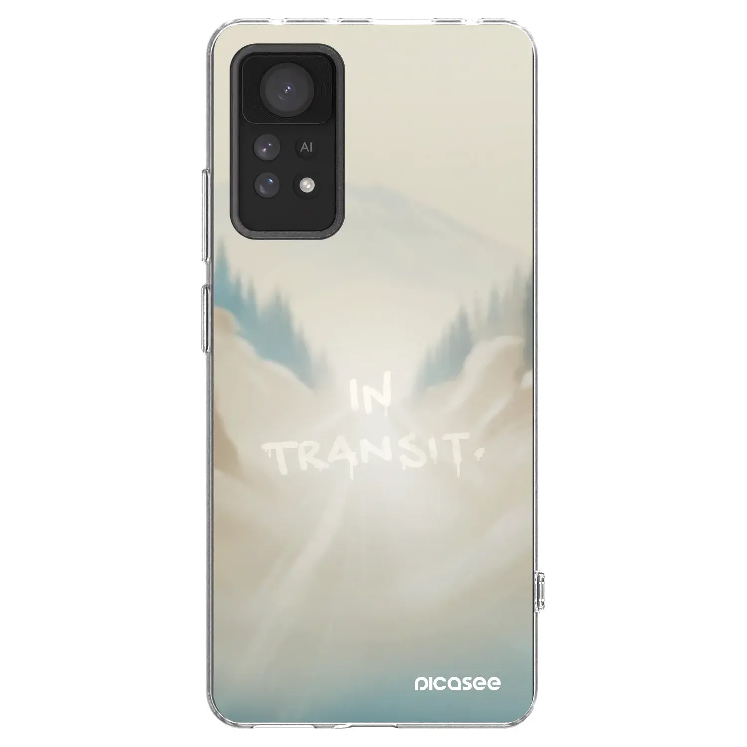 Silikonový průhledný obal pro Xiaomi Redmi Note 11 Pro - IN TRANSIT