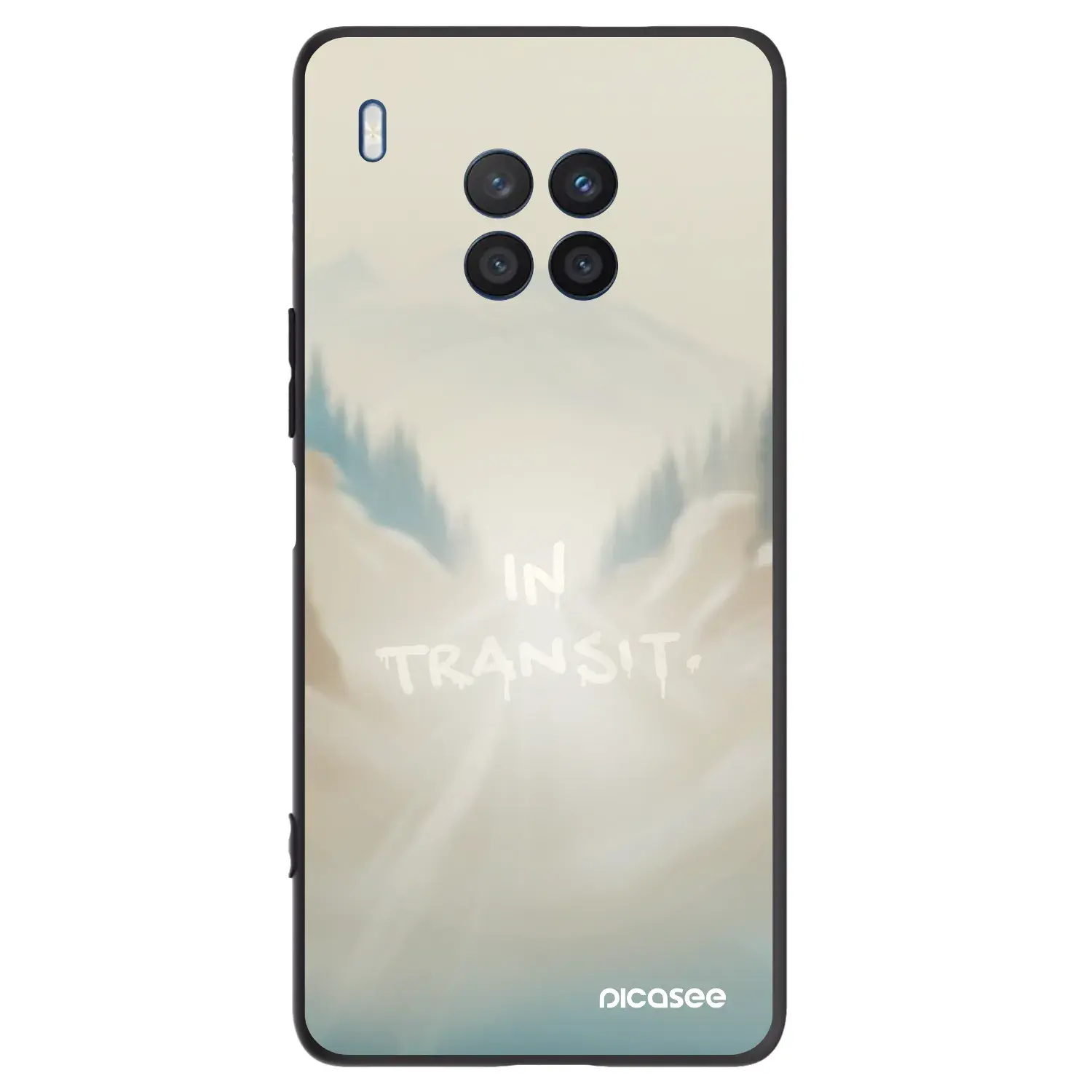 Silikonový černý obal pro Honor 50 Lite - IN TRANSIT