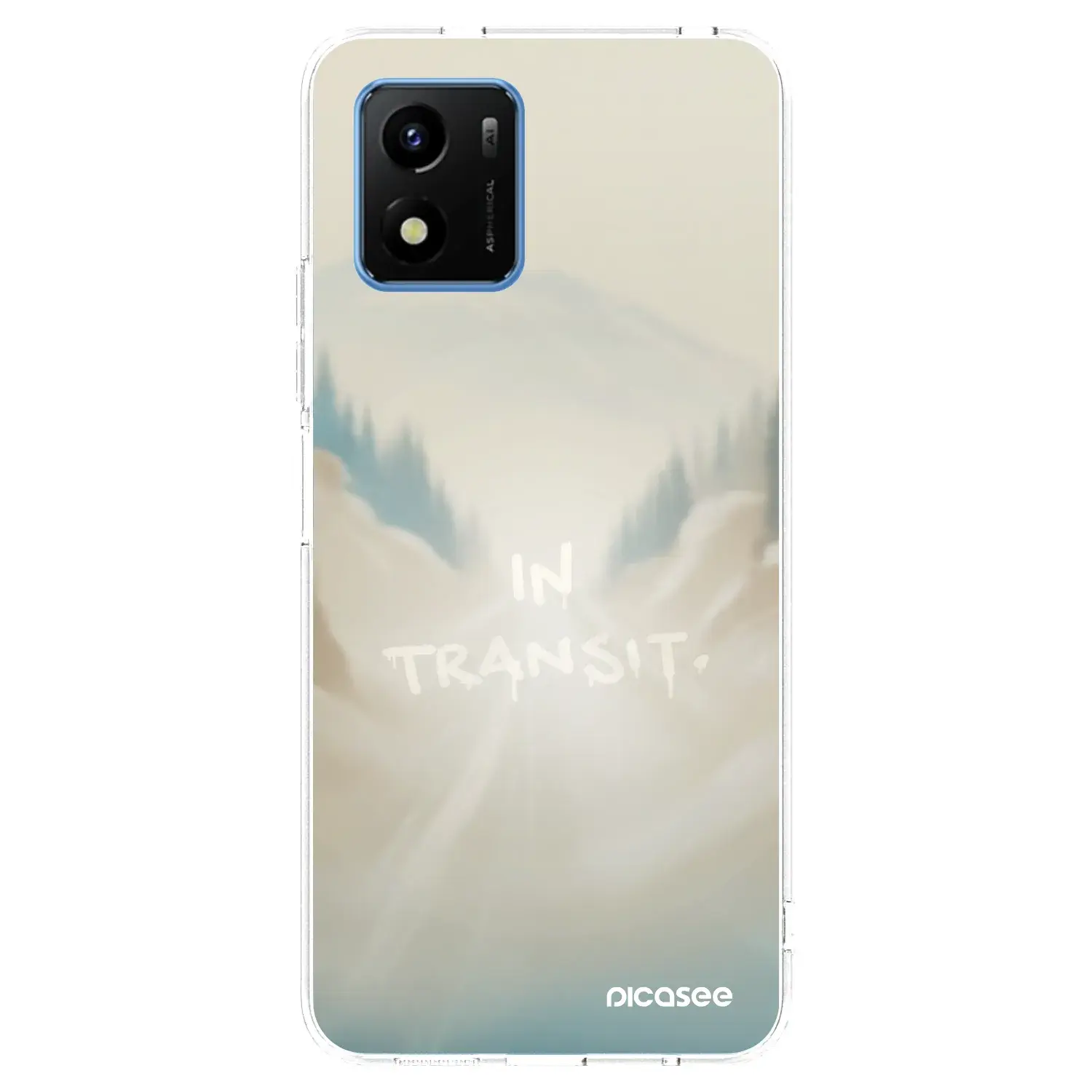 Silikonový průhledný obal pro Vivo Y01 - IN TRANSIT