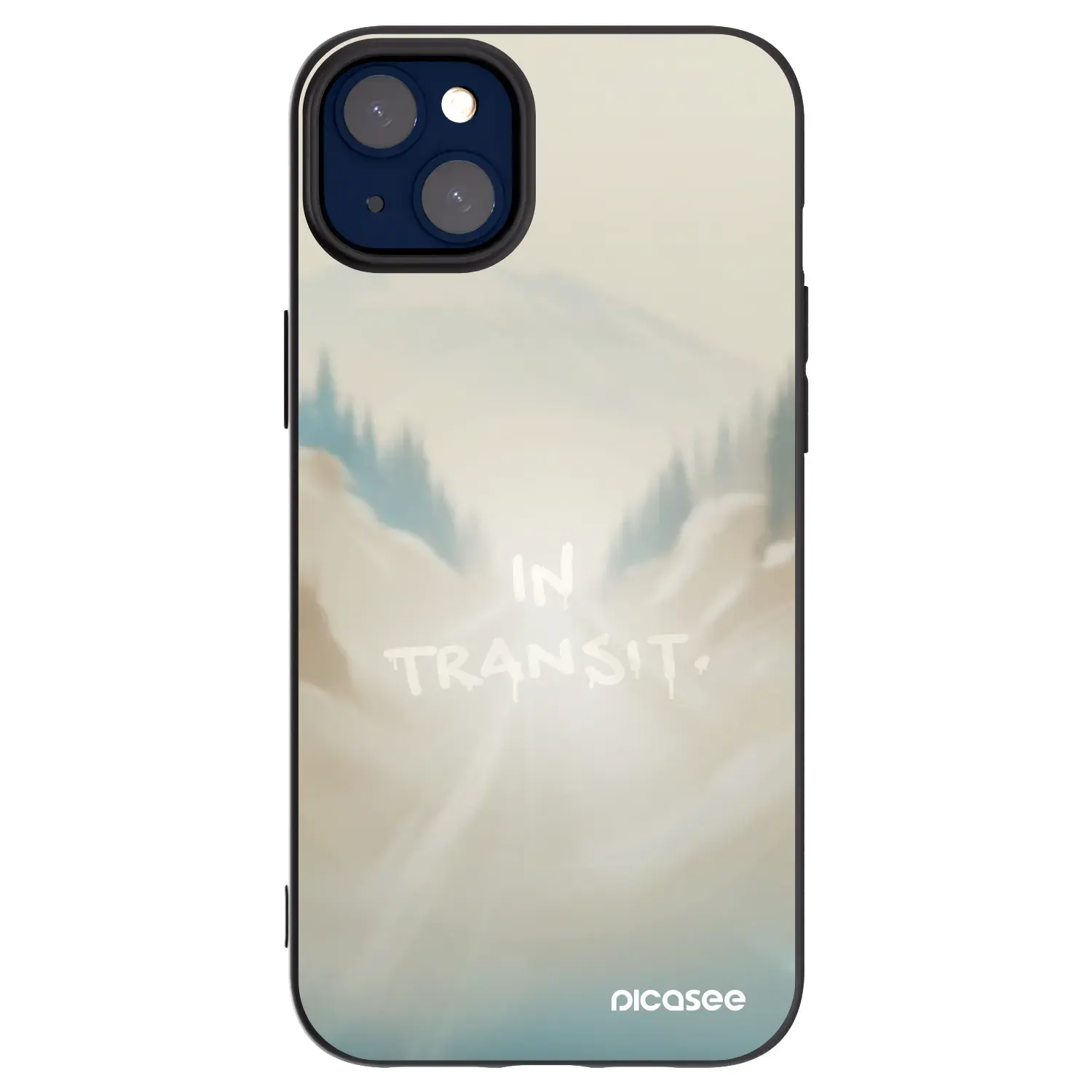 Silikonový černý obal pro Apple iPhone 14 Plus - IN TRANSIT