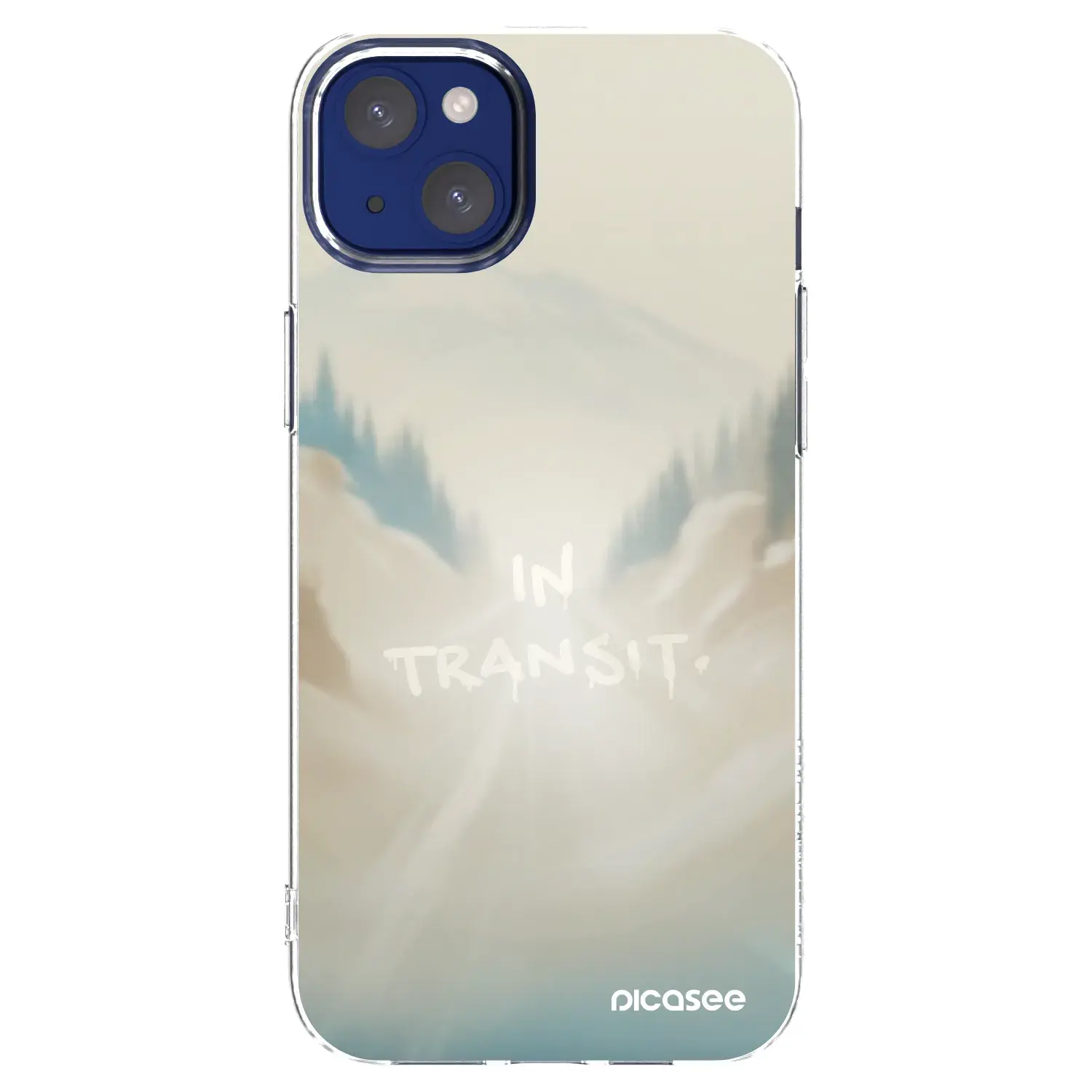 Silikonový průhledný obal pro Apple iPhone 14 Plus - IN TRANSIT
