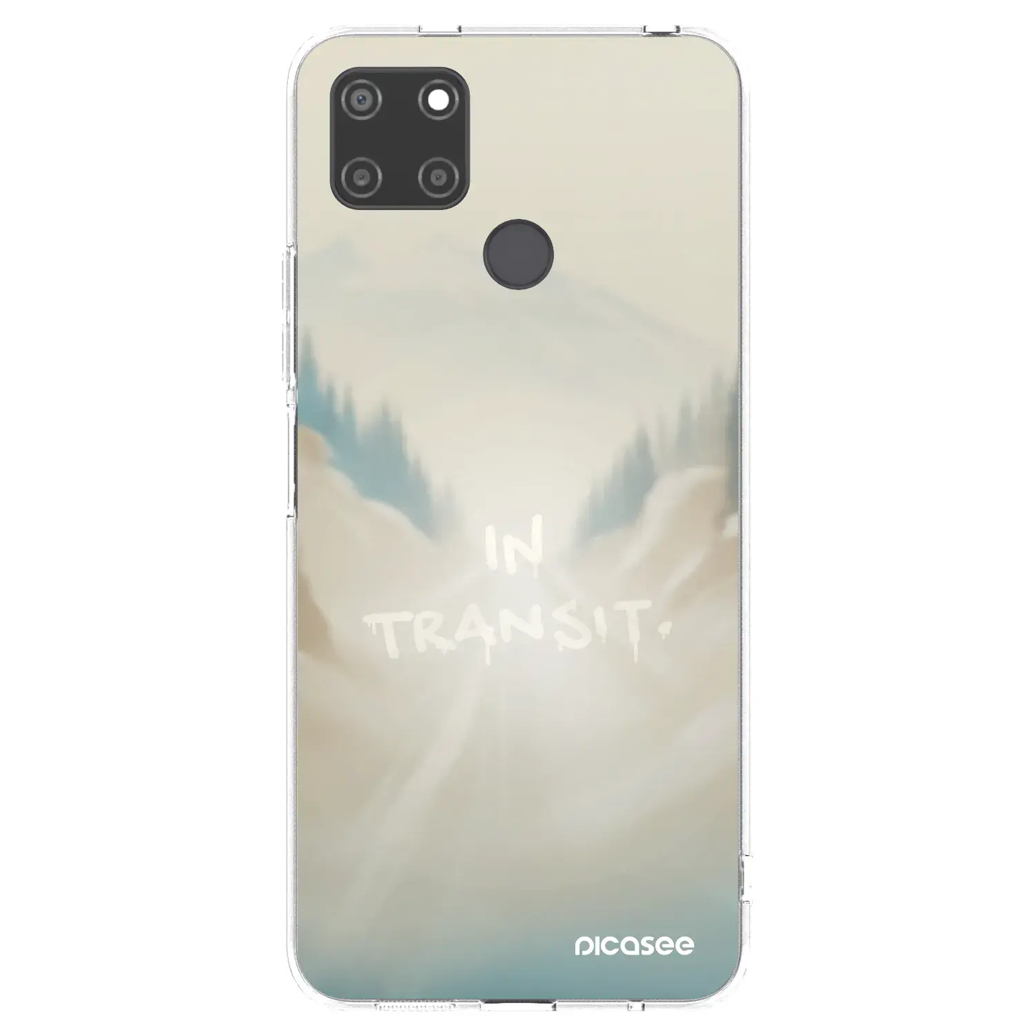 Silikonový průhledný obal pro Realme C21Y - IN TRANSIT