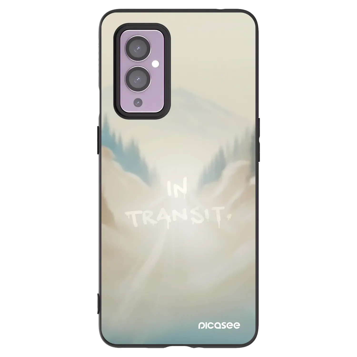 Silikonový černý obal pro OnePlus 9 - IN TRANSIT
