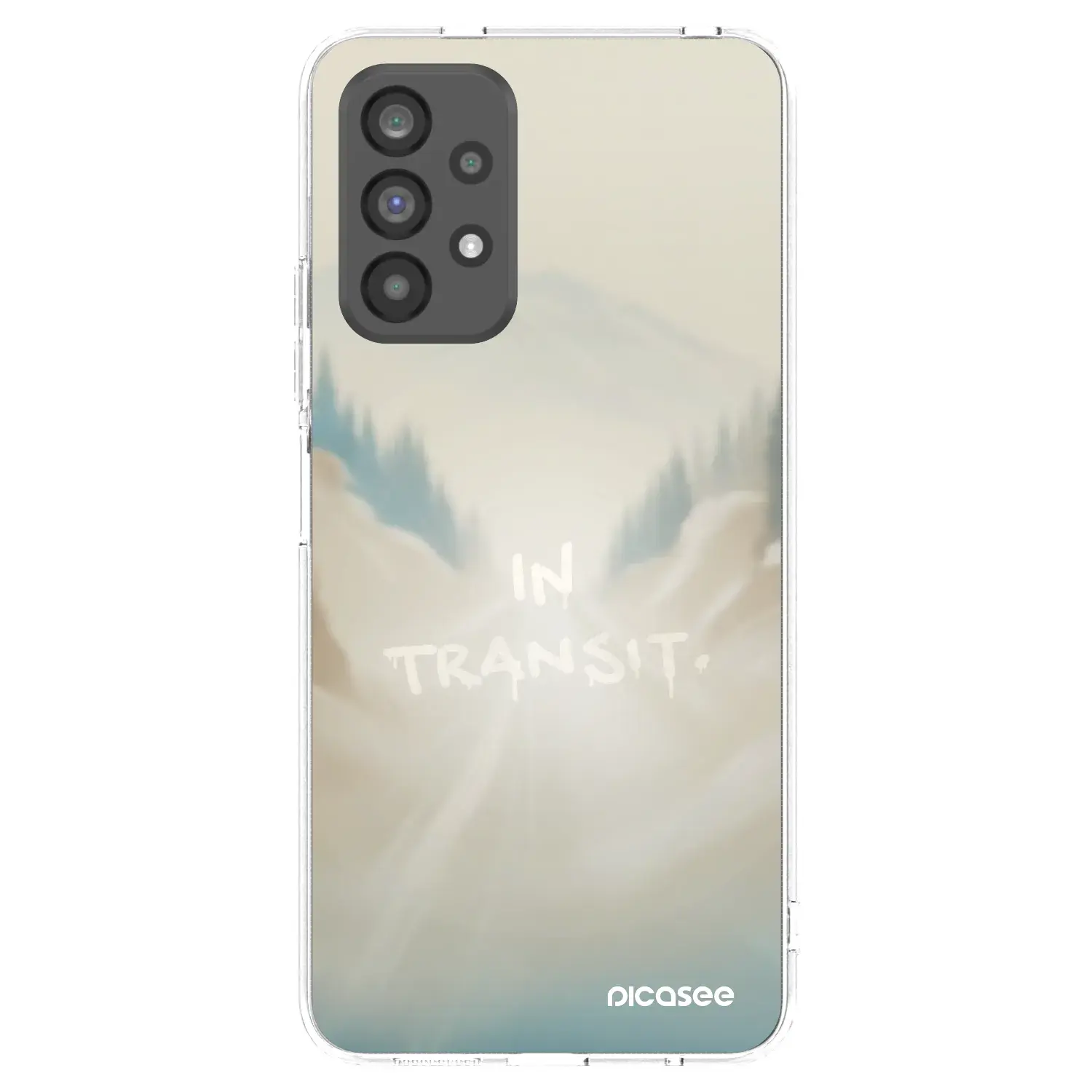 Silikonový průhledný obal pro Samsung Galaxy A73 5G - IN TRANSIT