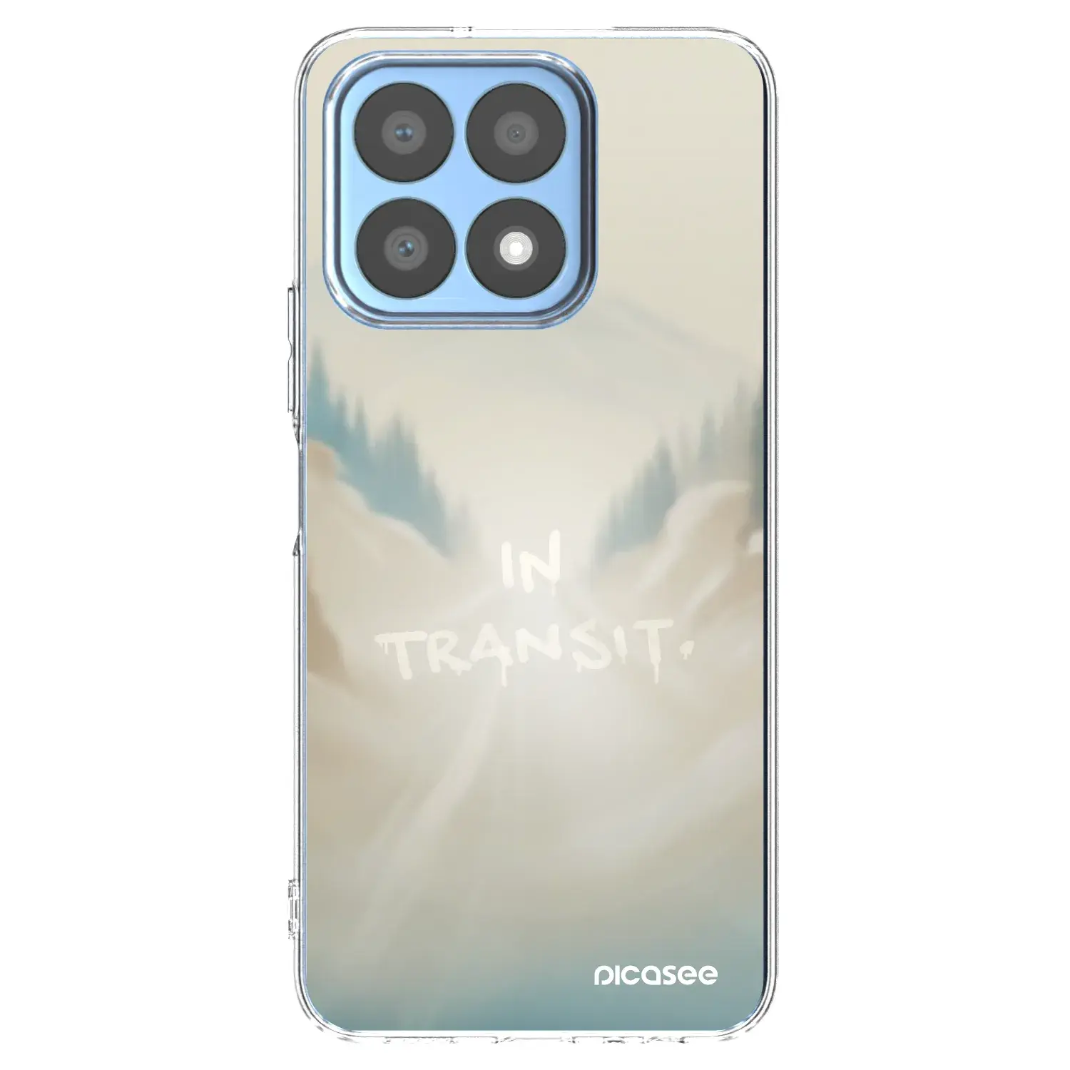 Silikonový průhledný obal pro Honor X8a - IN TRANSIT