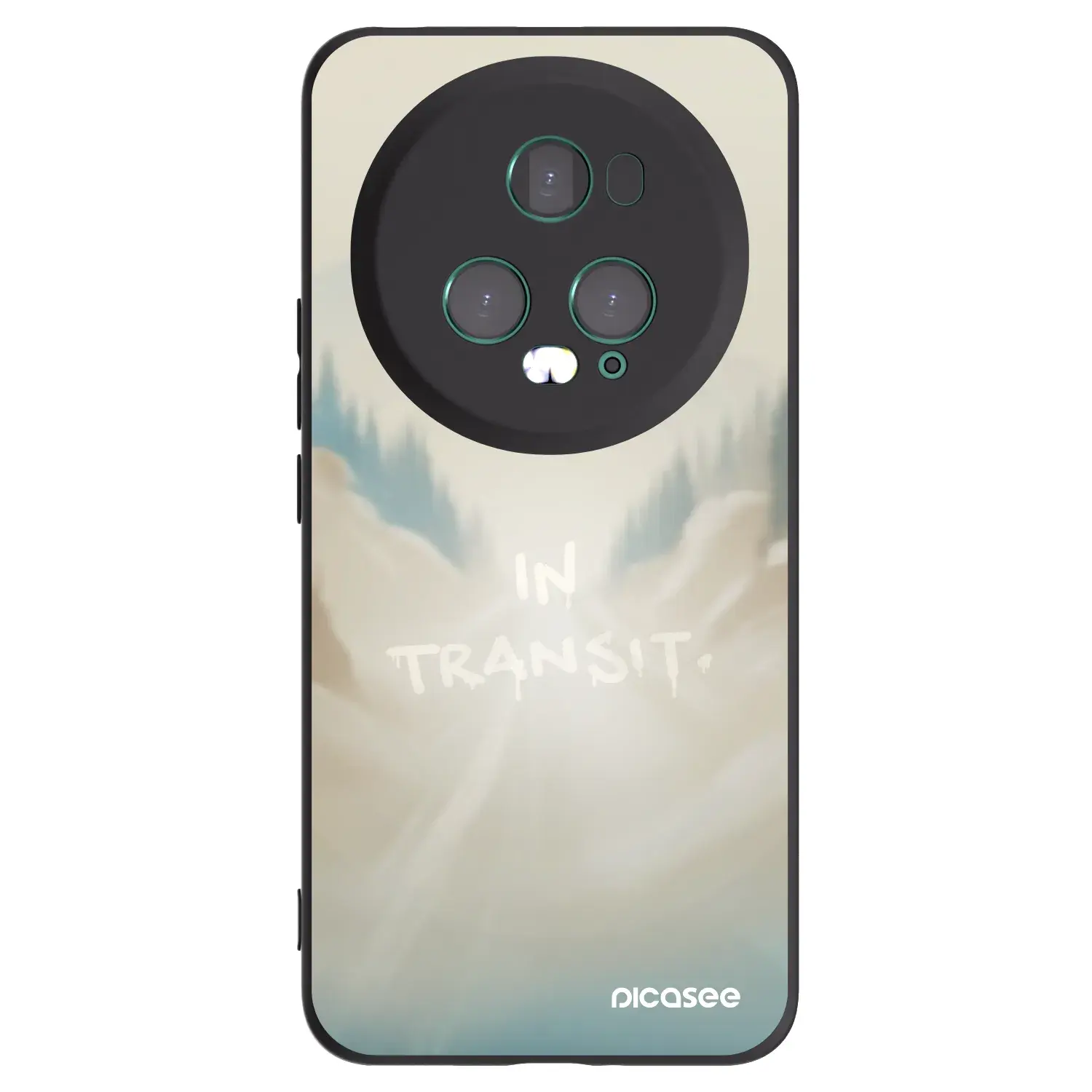 Silikonový černý obal pro Honor Magic5 Pro - IN TRANSIT