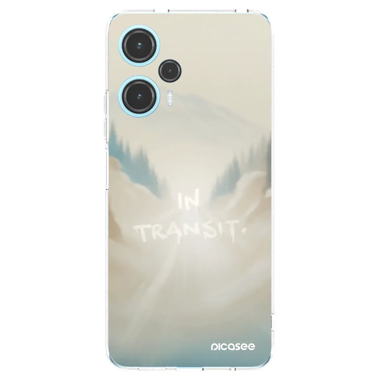 Silikonový průhledný obal pro Xiaomi Poco F5 - IN TRANSIT