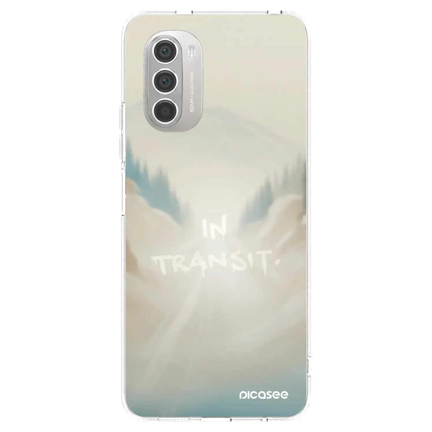Silikonový průhledný obal pro Motorola Moto G51 - IN TRANSIT