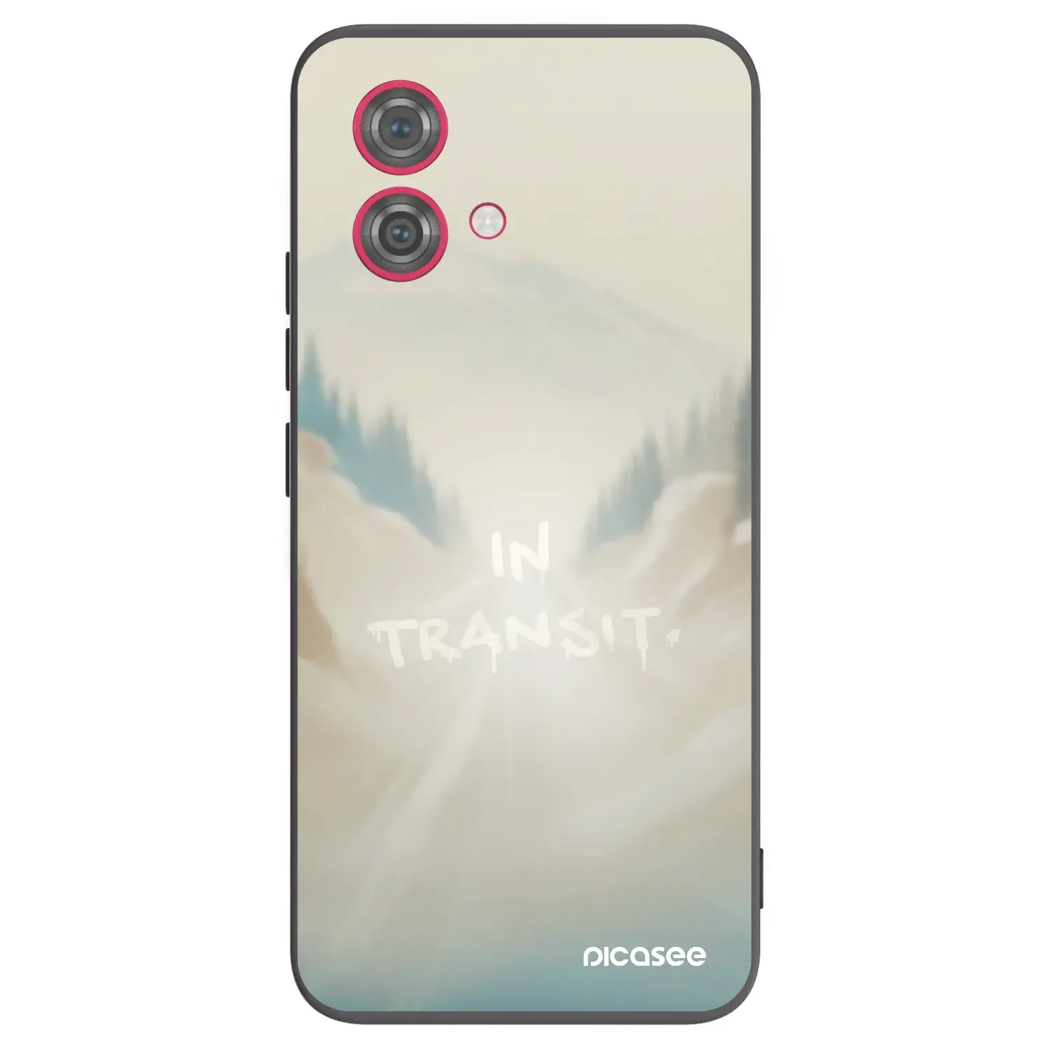 Silikonový černý obal pro Motorola Moto G84 5G - IN TRANSIT