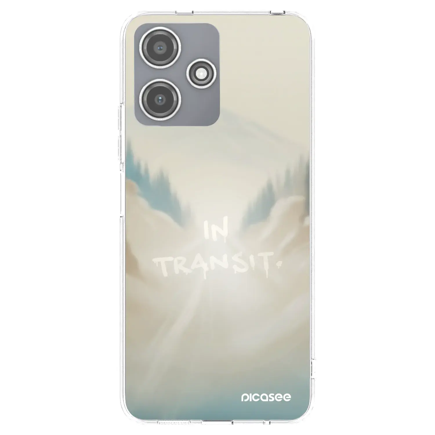 Silikonový průhledný obal pro Xiaomi Redmi 12 5G - IN TRANSIT
