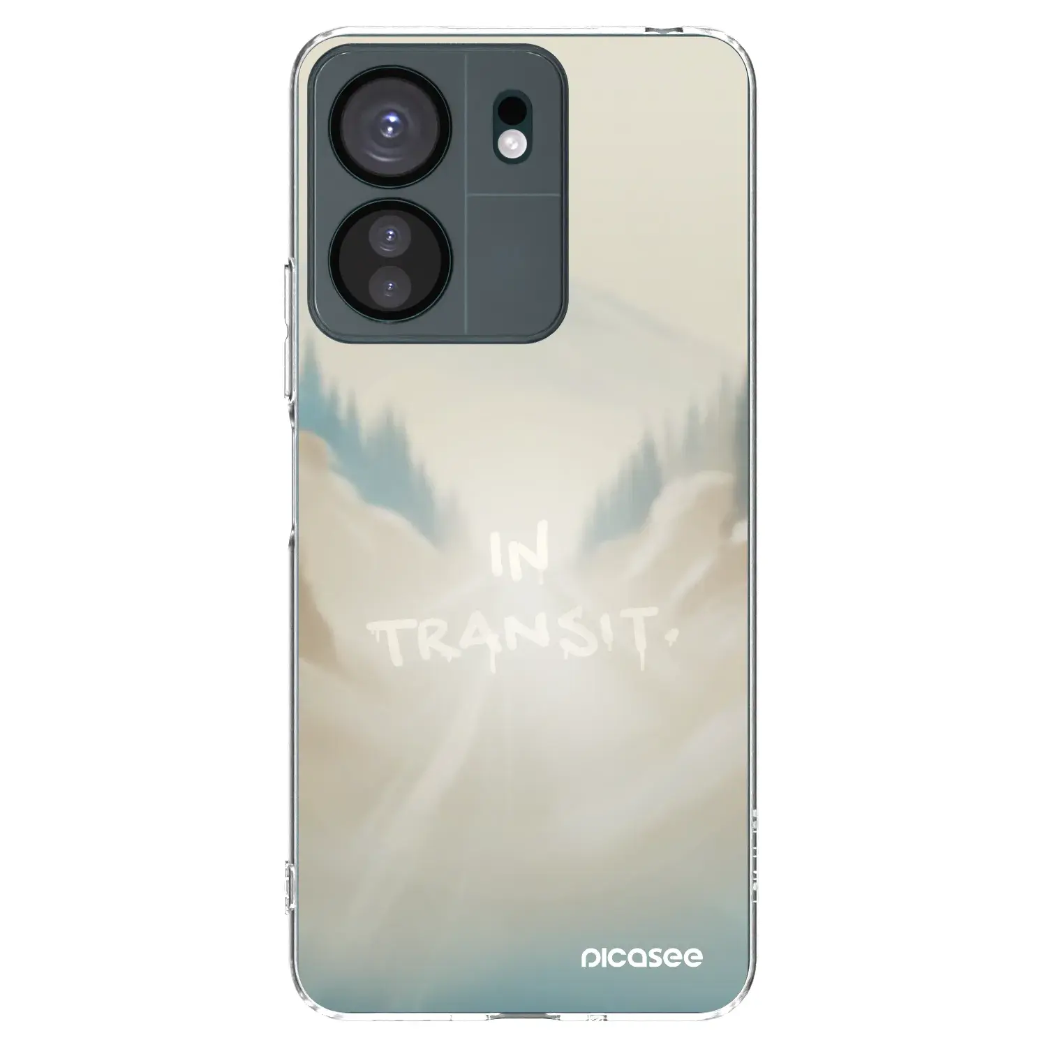 Silikonový průhledný obal pro Xiaomi Redmi 13C 4G - IN TRANSIT