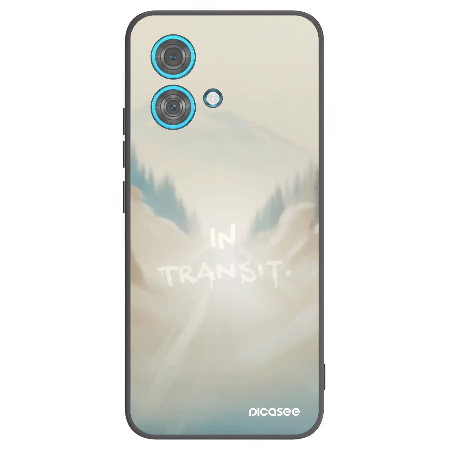 Silikonový černý obal pro Motorola Edge 40 Neo - IN TRANSIT