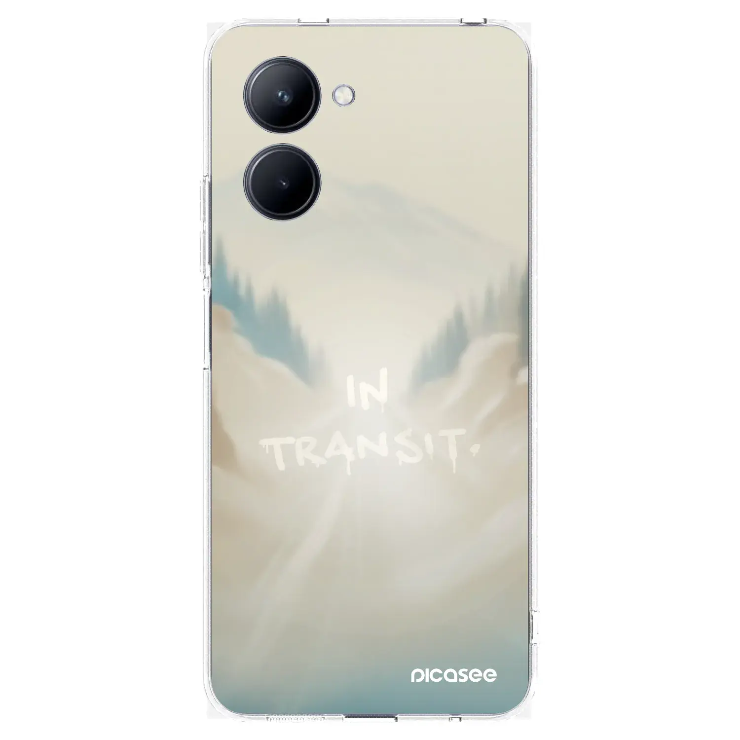 Silikonový průhledný obal pro Realme C33 (2023) - IN TRANSIT