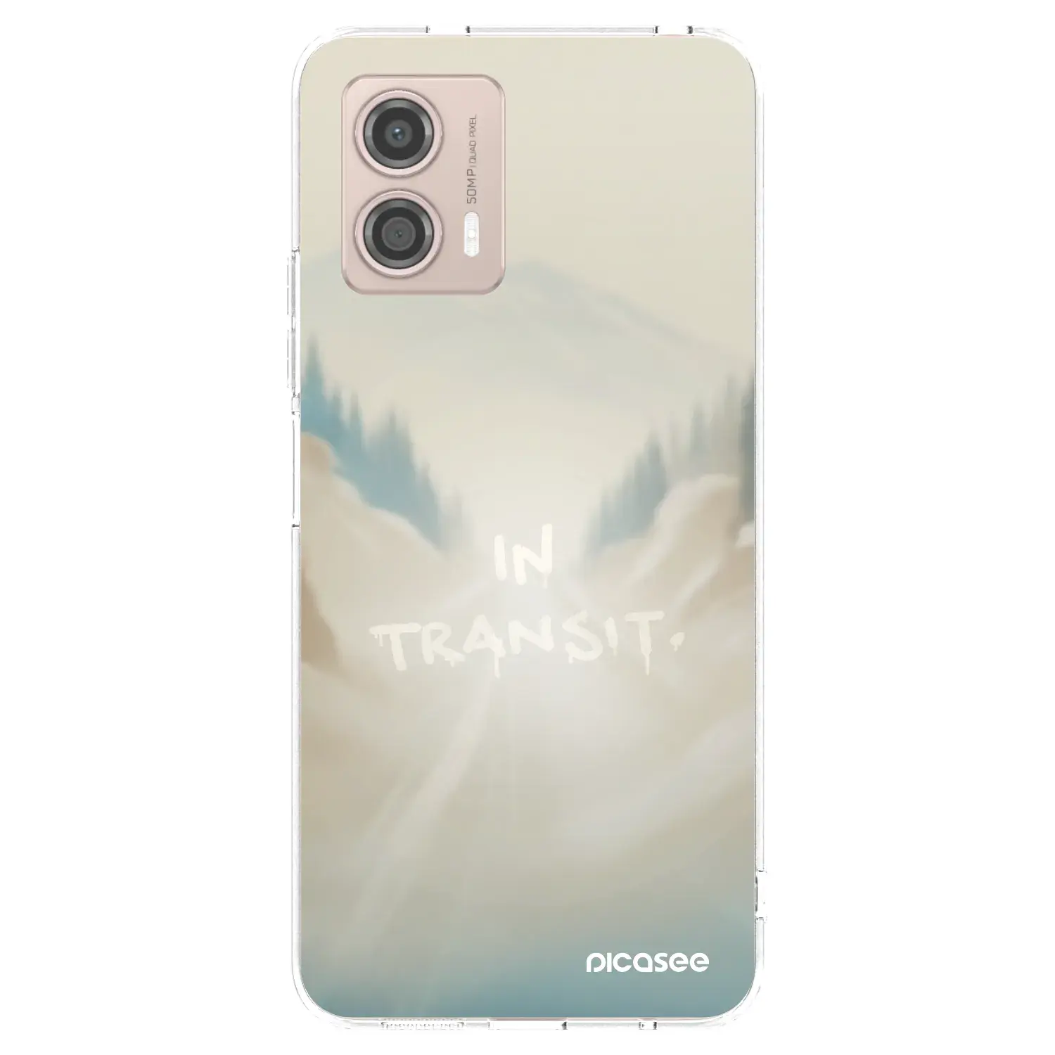 Silikonový průhledný obal pro Motorola Moto G53 5G - IN TRANSIT