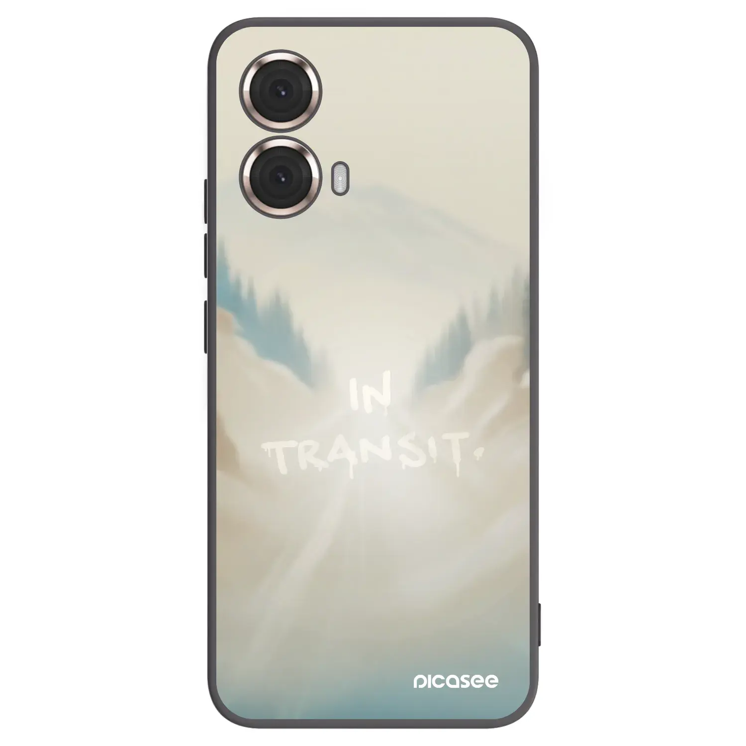 Silikonový černý obal pro Motorola Moto G85 - IN TRANSIT