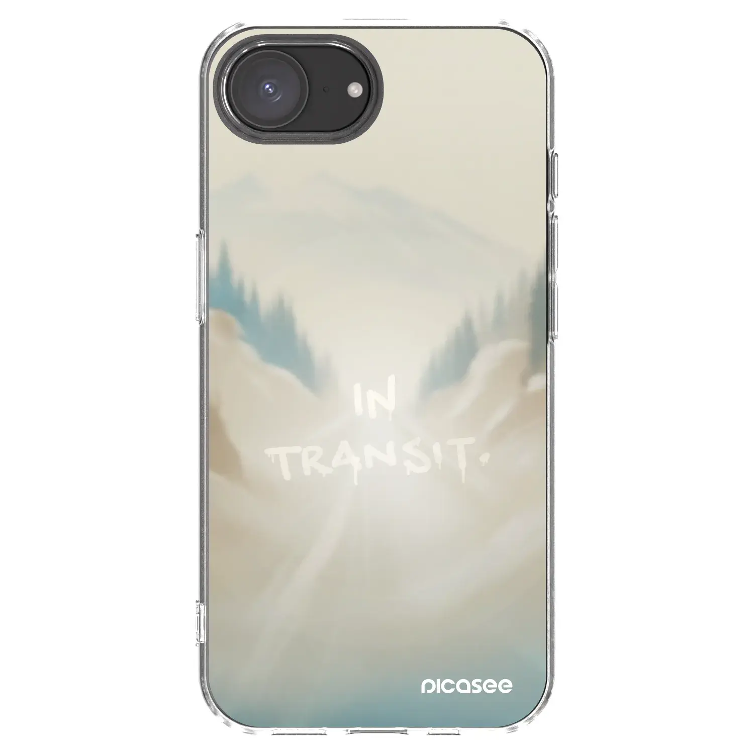 Silikonový průhledný obal pro Apple iPhone 16e - IN TRANSIT
