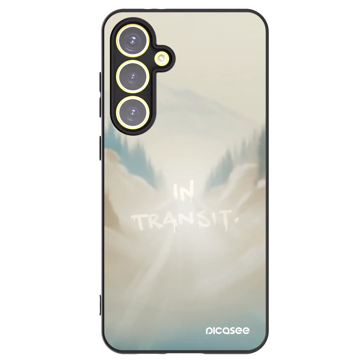 Silikonový černý obal pro Samsung Galaxy S24 FE S721B - IN TRANSIT
