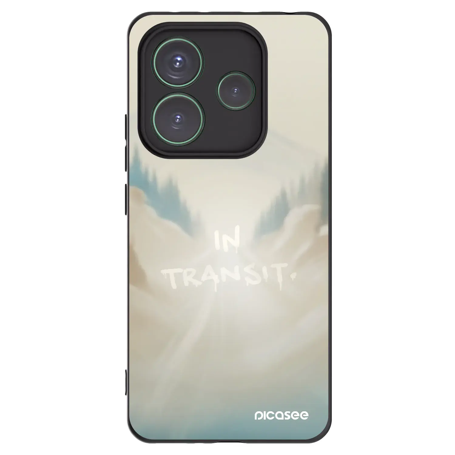 Silikonový černý obal pro Xiaomi Redmi Note 14 5G - IN TRANSIT