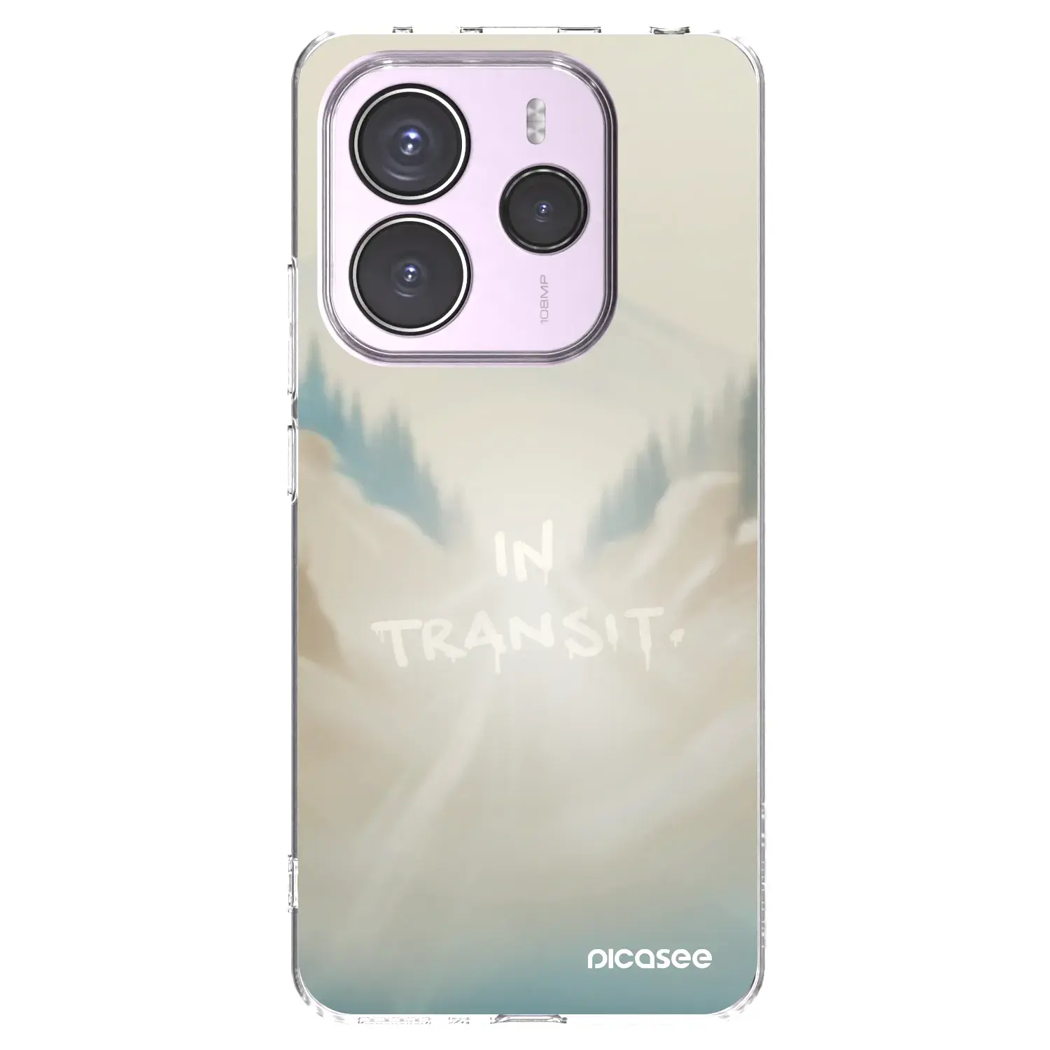 Silikonový průhledný obal pro Xiaomi Redmi Note 14 5G - IN TRANSIT