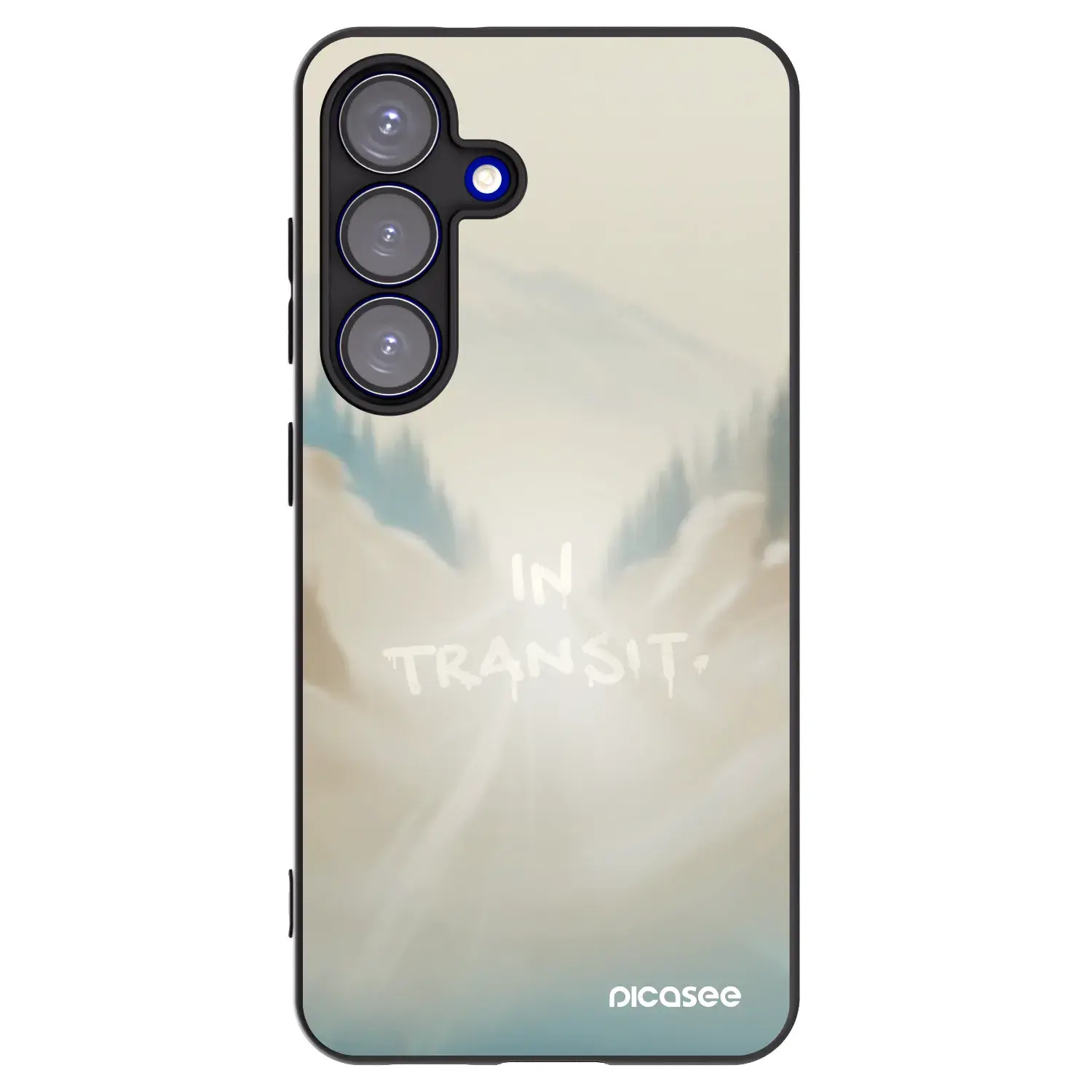 Silikonový černý obal pro Samsung Galaxy S25 5G - IN TRANSIT