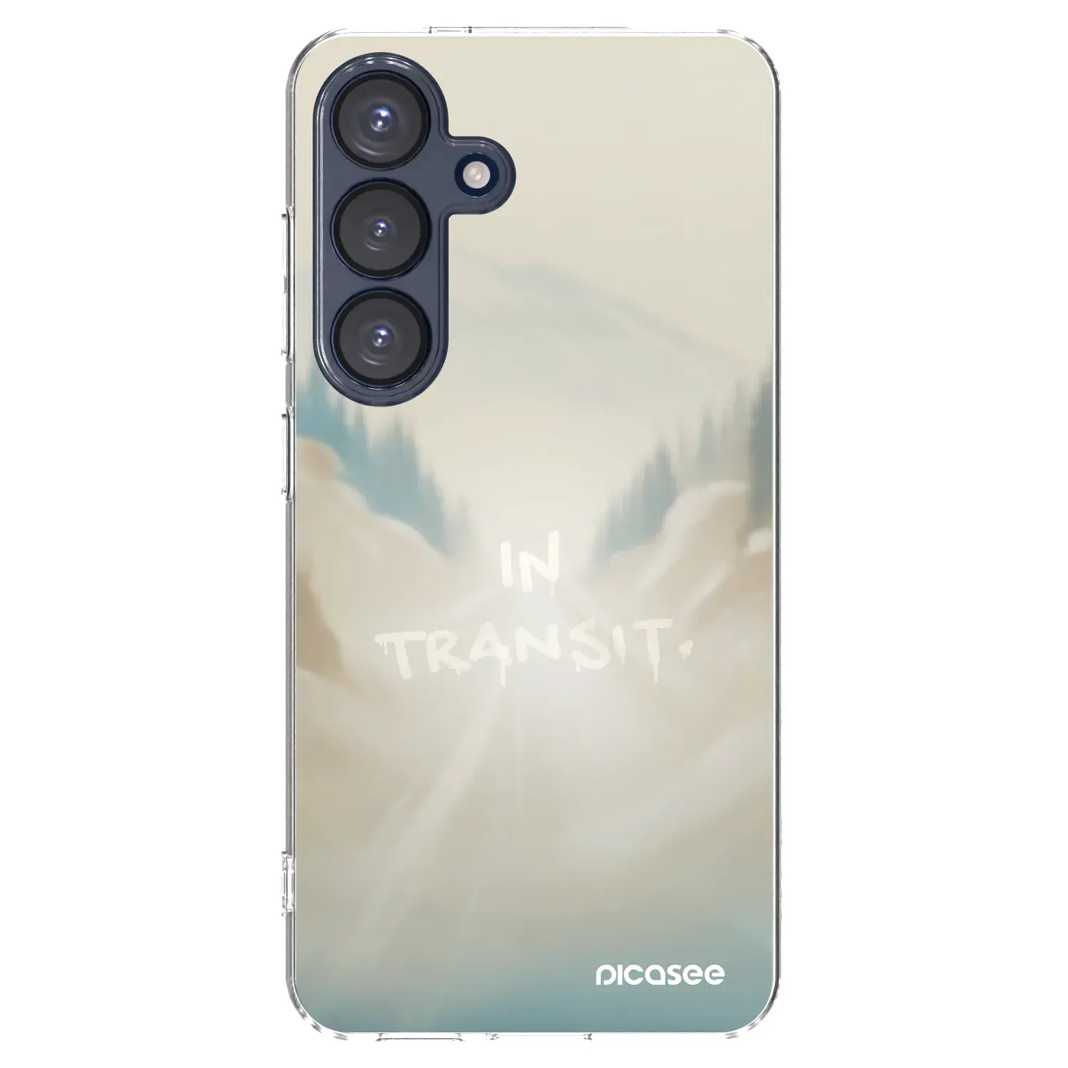 Silikonový průhledný obal pro Samsung Galaxy S25 5G - IN TRANSIT