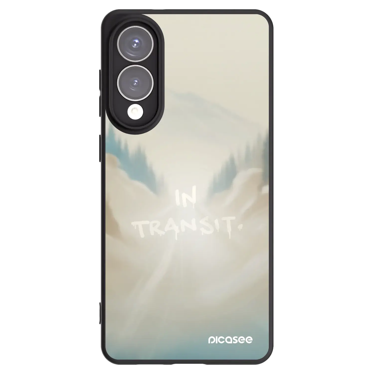 Silikonový černý obal pro Samsung Galaxy S25 Edge 5G - IN TRANSIT