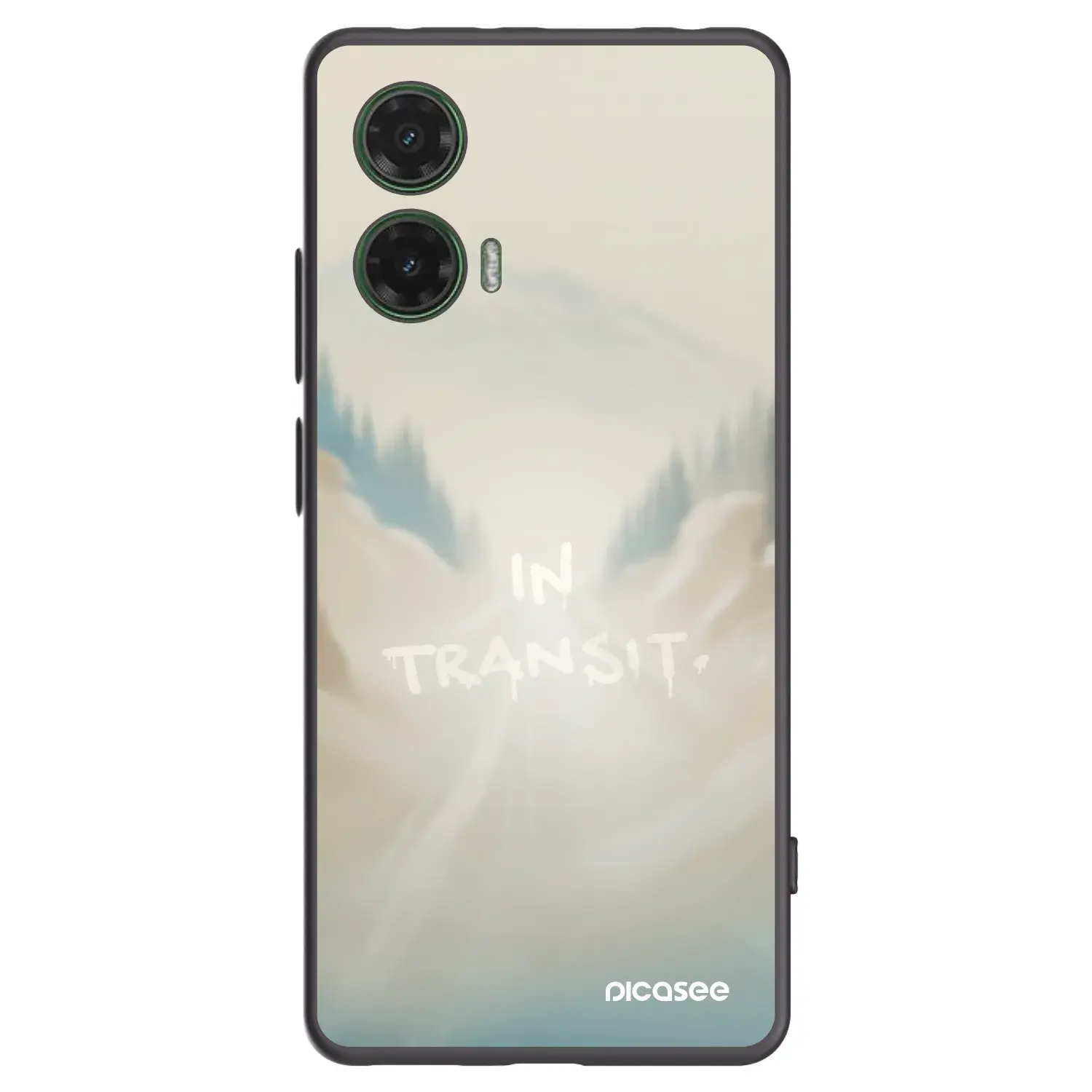 Silikonový černý obal pro Motorola Moto G35 5G - IN TRANSIT