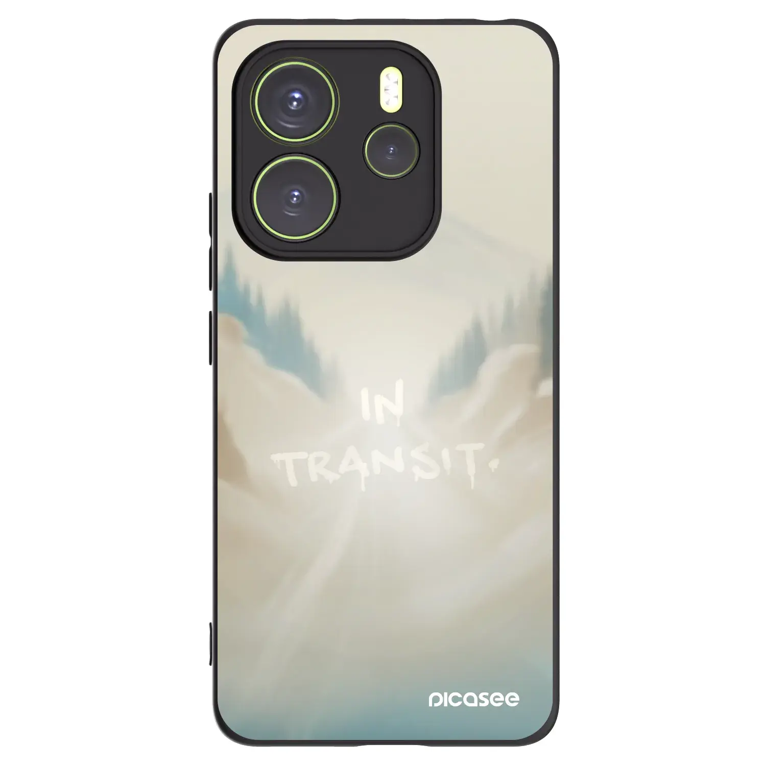 Silikonový černý obal pro Xiaomi Redmi Note 14 4G - IN TRANSIT