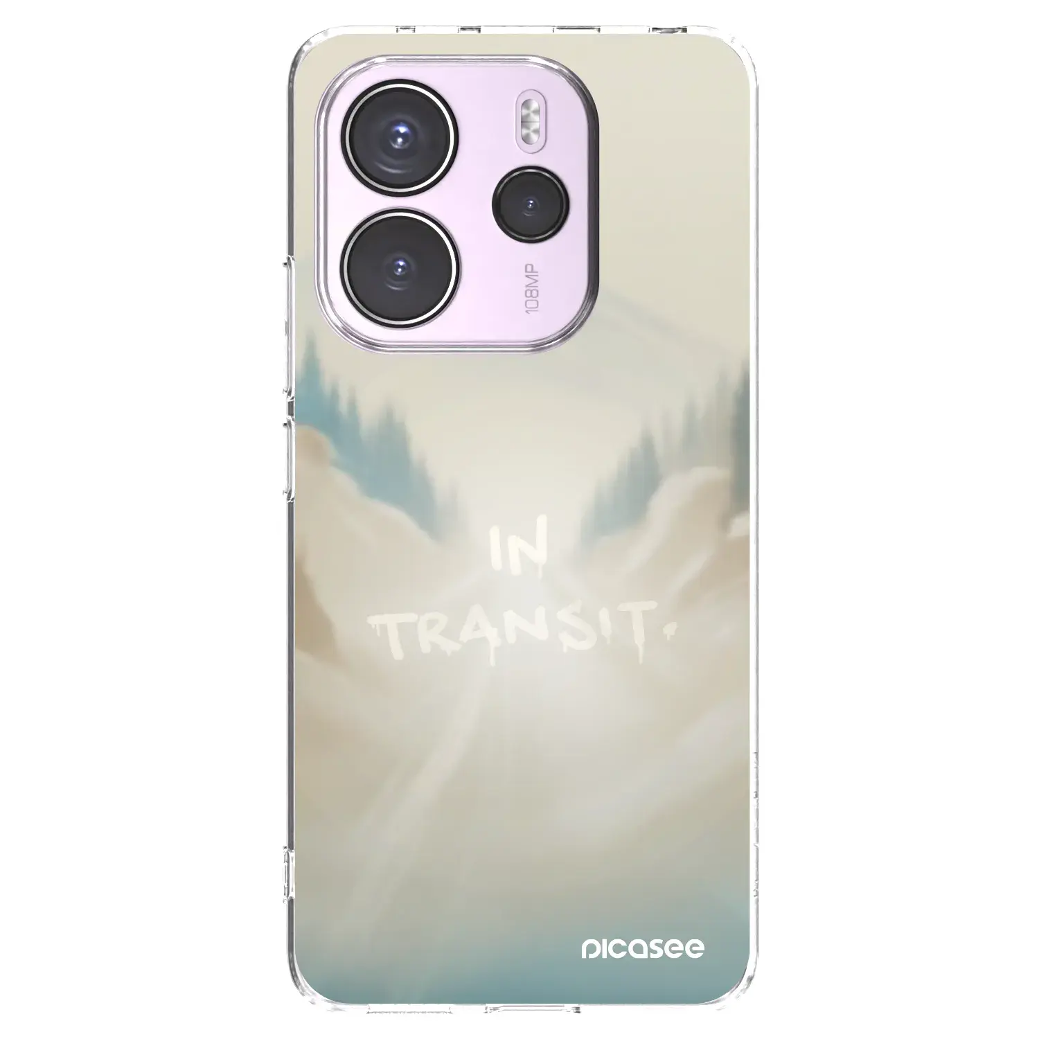 Silikonový průhledný obal pro Xiaomi Redmi Note 14 4G - IN TRANSIT
