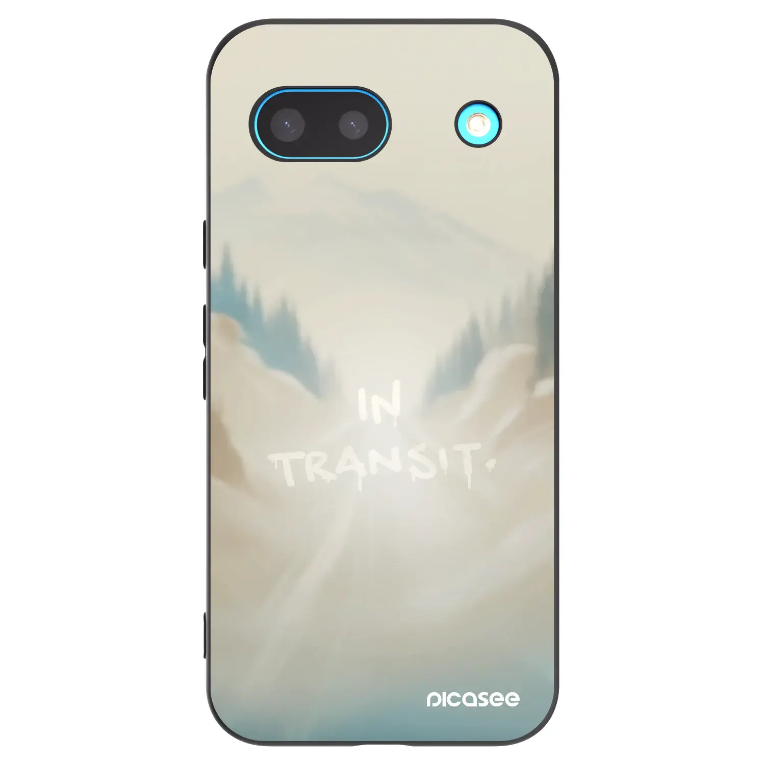 Silikonový černý obal pro Google Pixel 8a - IN TRANSIT