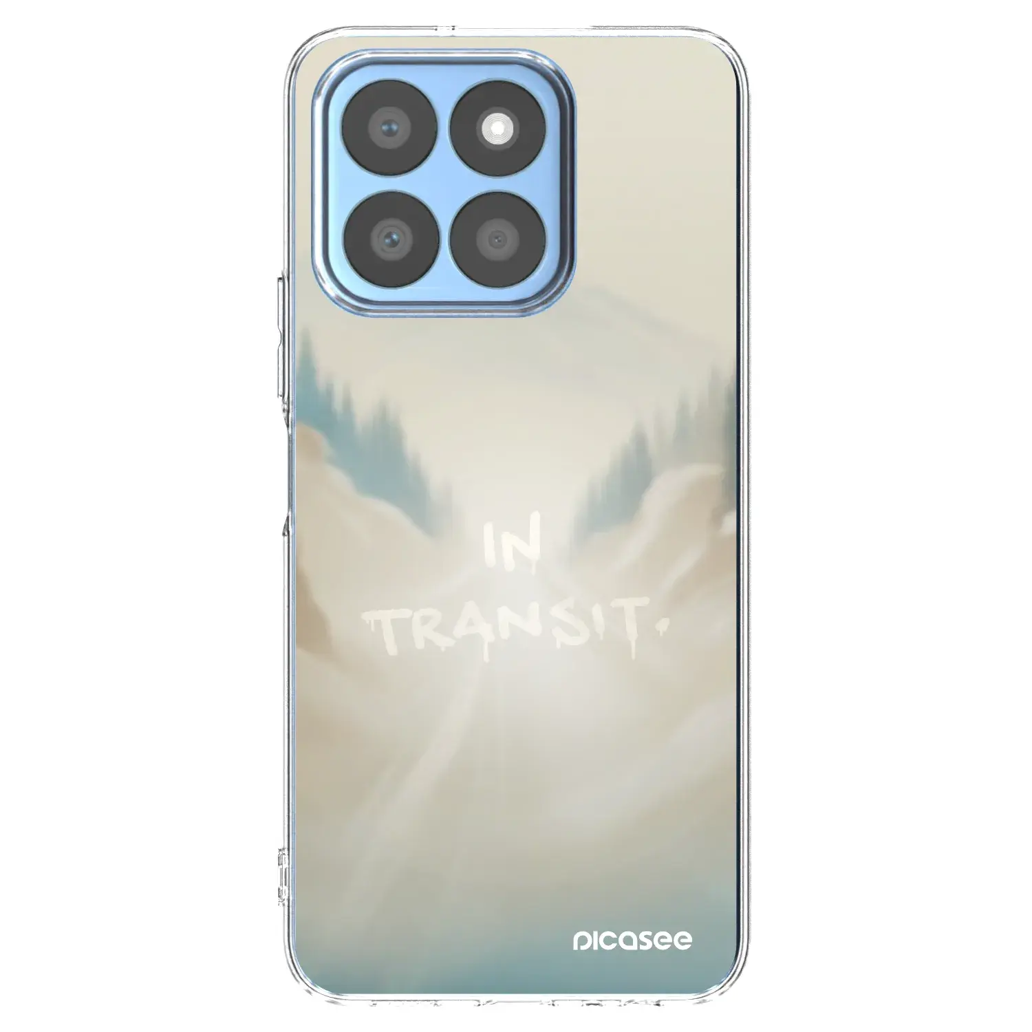 Silikonový průhledný obal pro Honor X8c - IN TRANSIT
