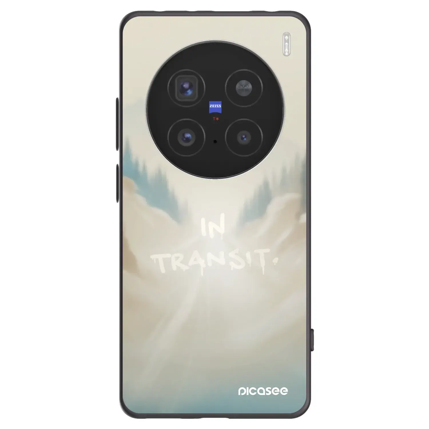 Silikonový černý obal pro Vivo X200 Pro - IN TRANSIT
