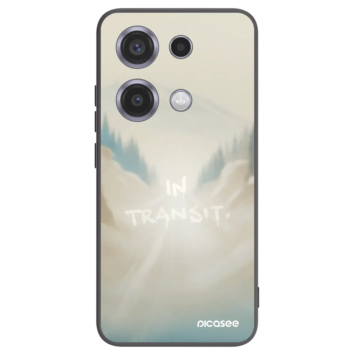 Silikonový černý obal pro Xiaomi Redmi Note 14S - IN TRANSIT