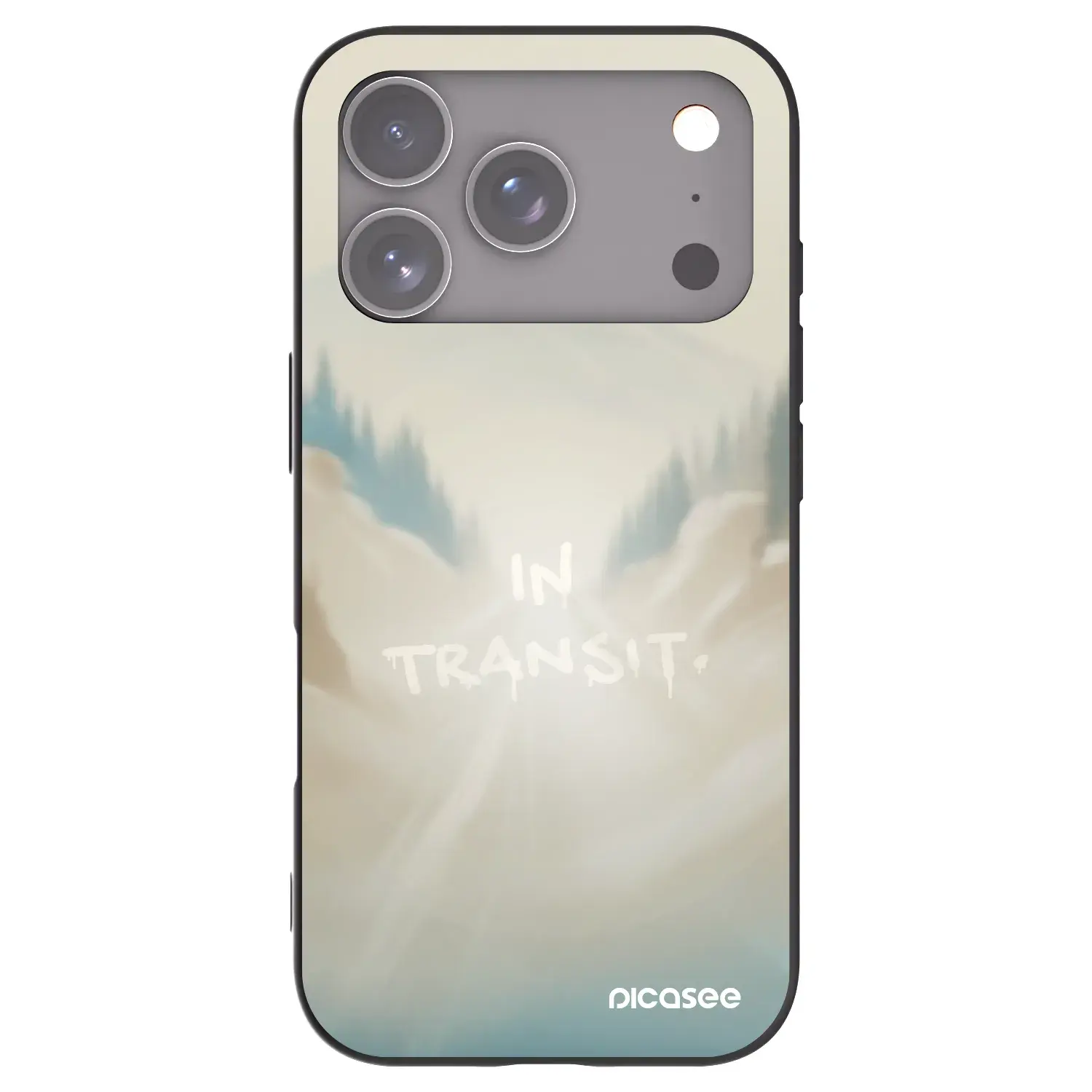 Silikonový černý obal pro Apple iPhone 17 Pro - IN TRANSIT