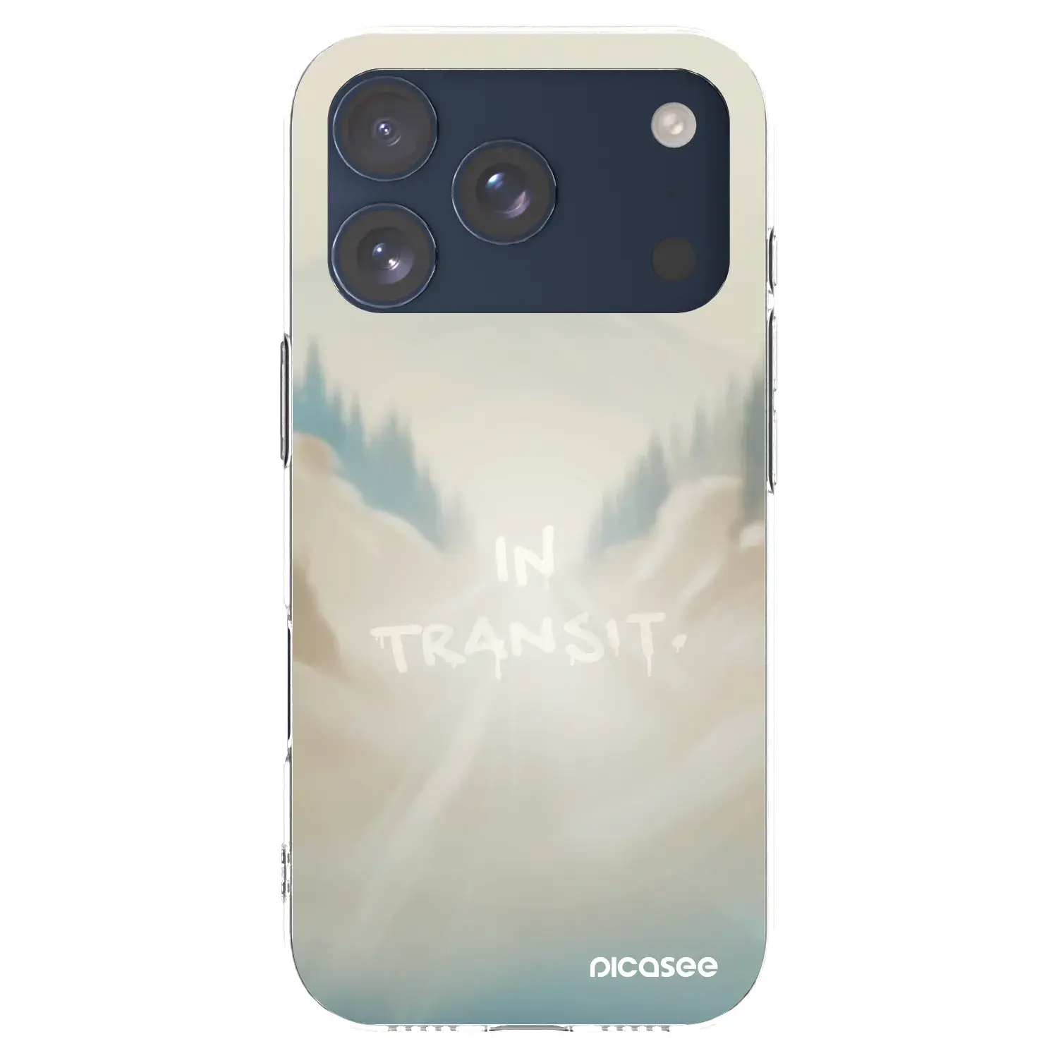 Silikonový průhledný obal pro Apple iPhone 17 Pro - IN TRANSIT